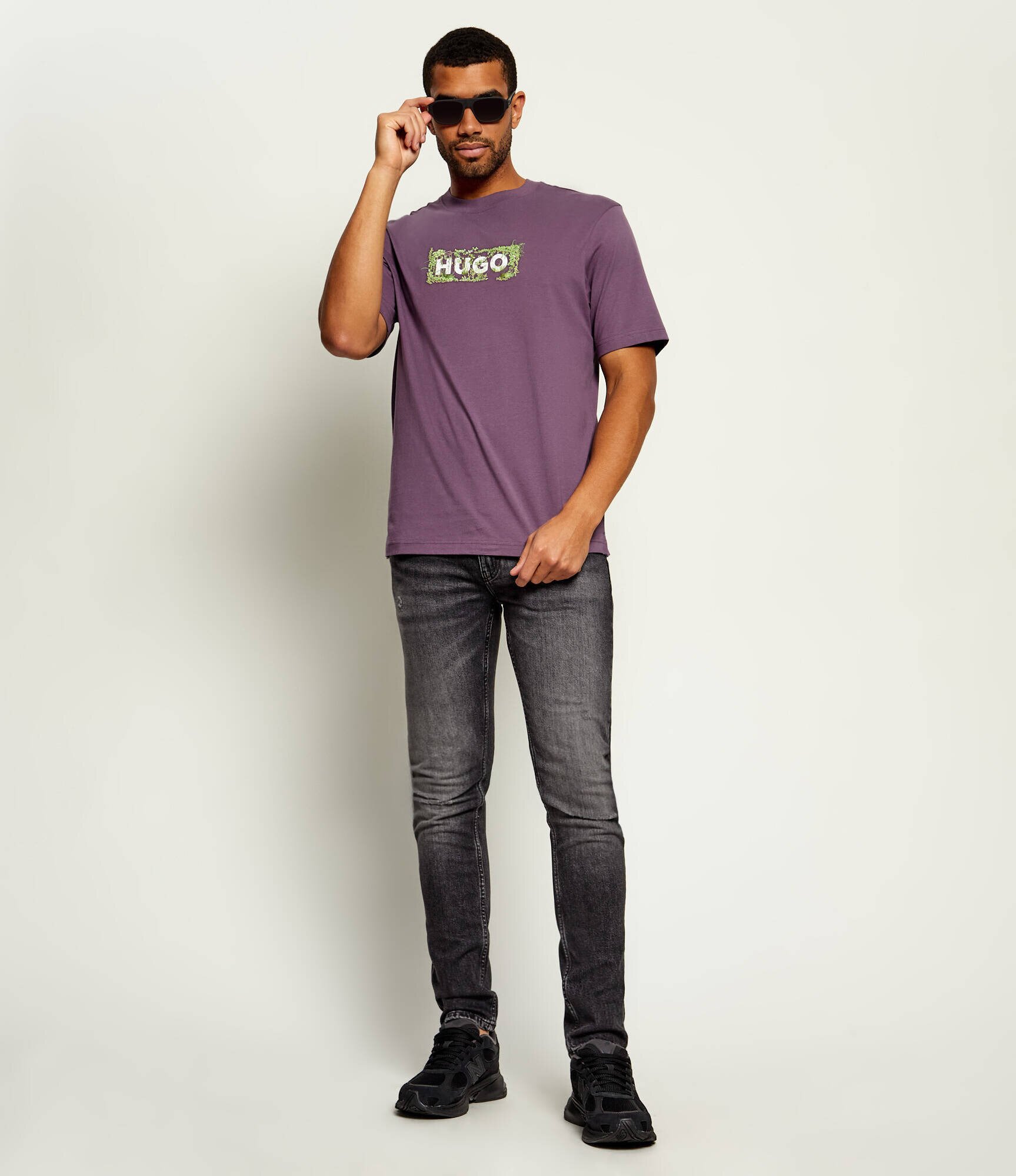 HUGO Blue Tricou Niviotee | regular fit
