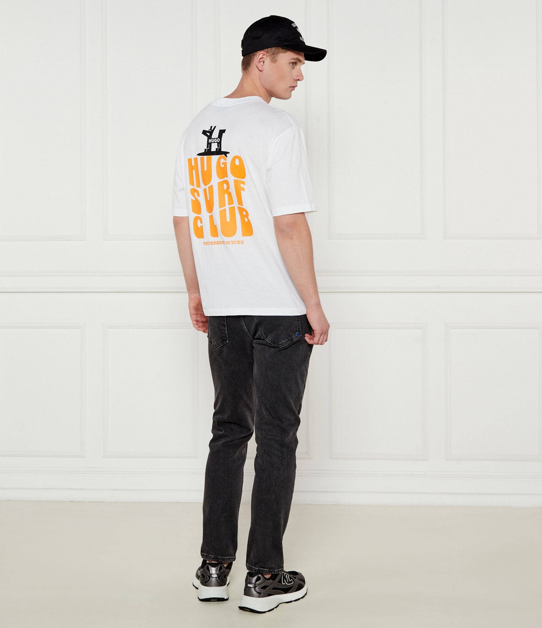 HUGO Blue Tricou Nodiwop | Loose fit