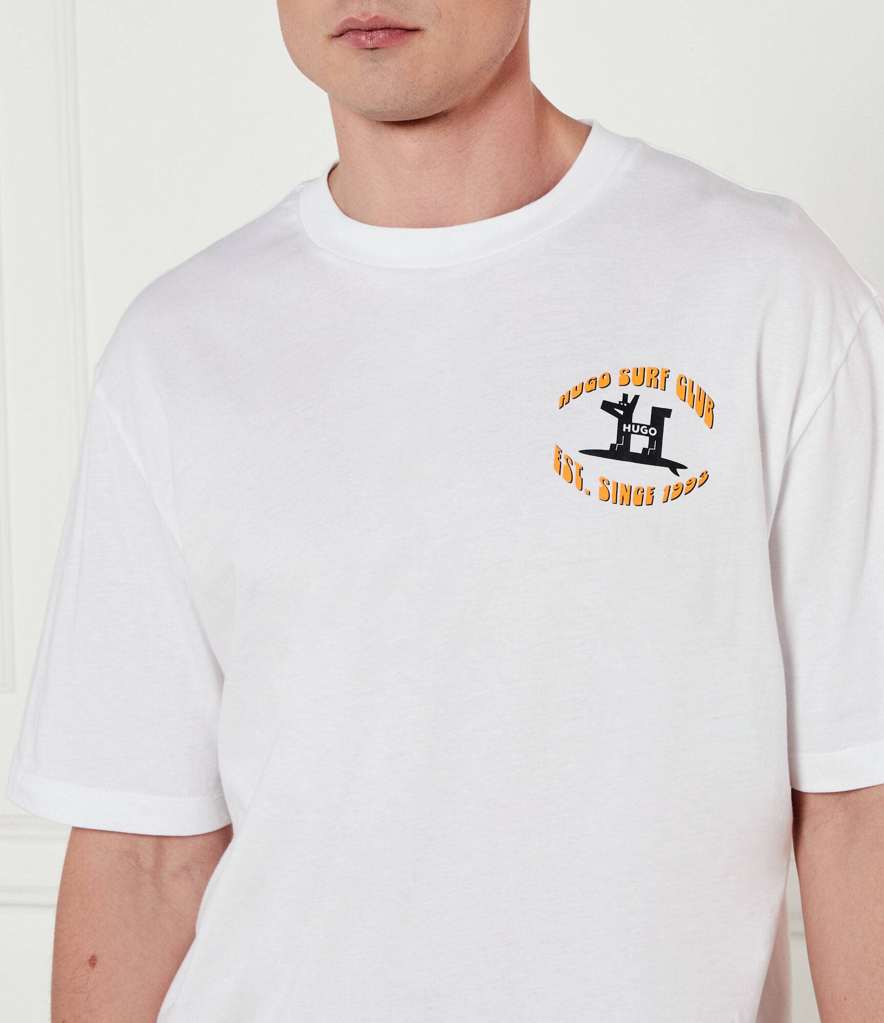 HUGO Blue Tricou Nodiwop | Loose fit