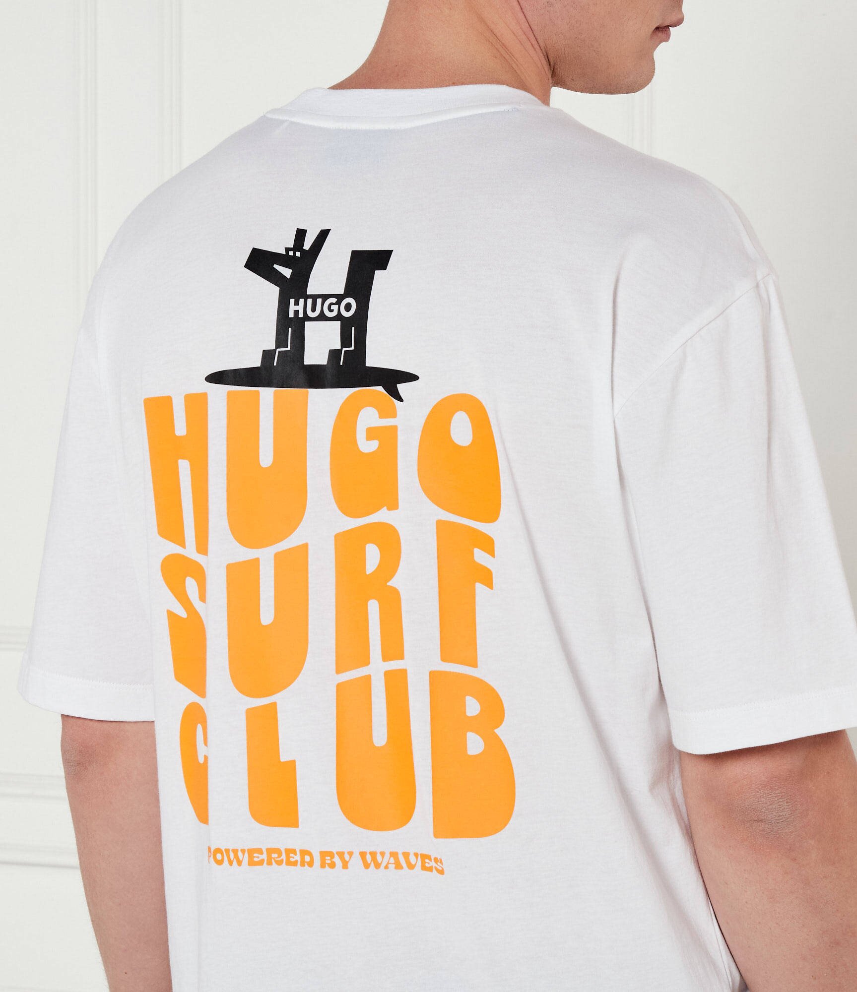 HUGO Blue Tricou Nodiwop | Loose fit