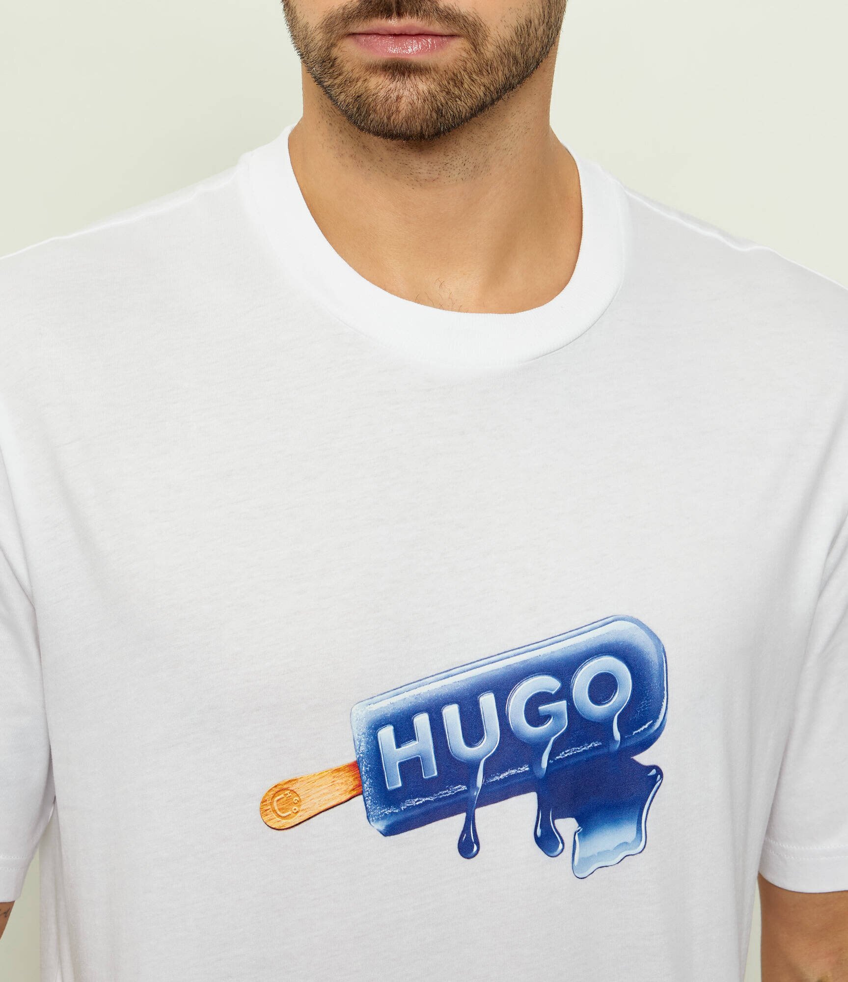 HUGO Blue Tricou Noglasy | regular fit