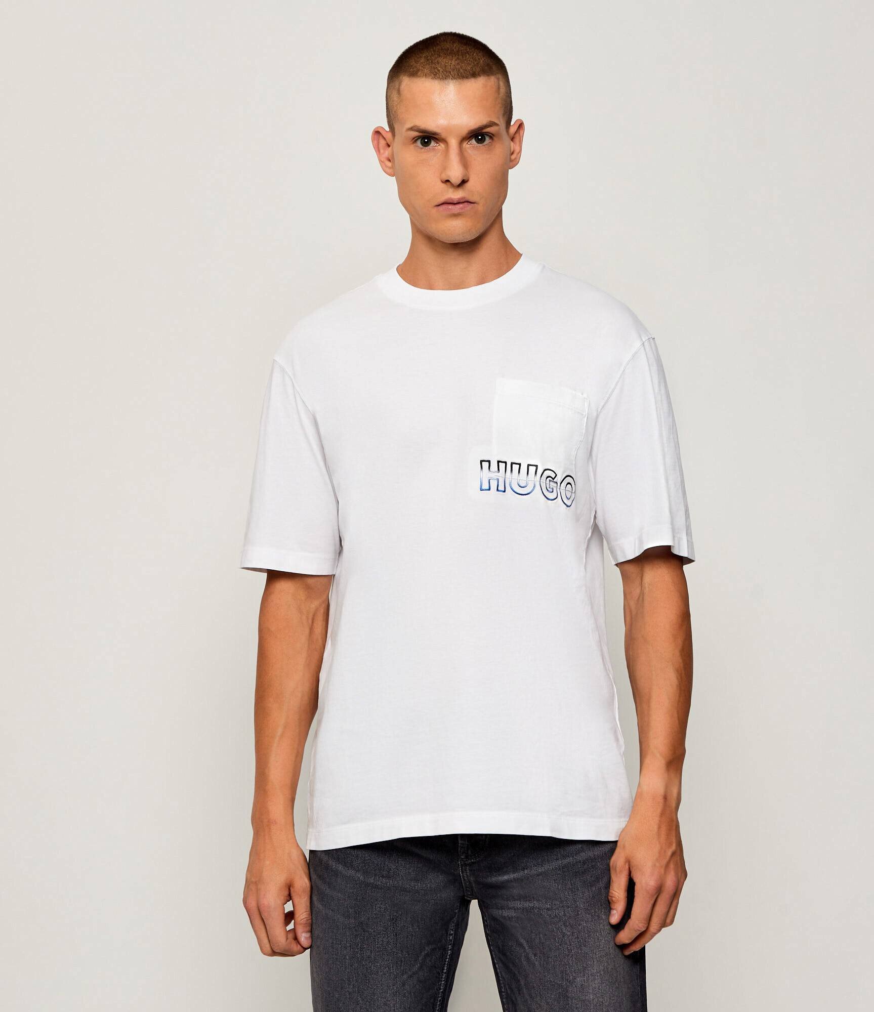 HUGO Blue Tricou Nogoste | regular fit