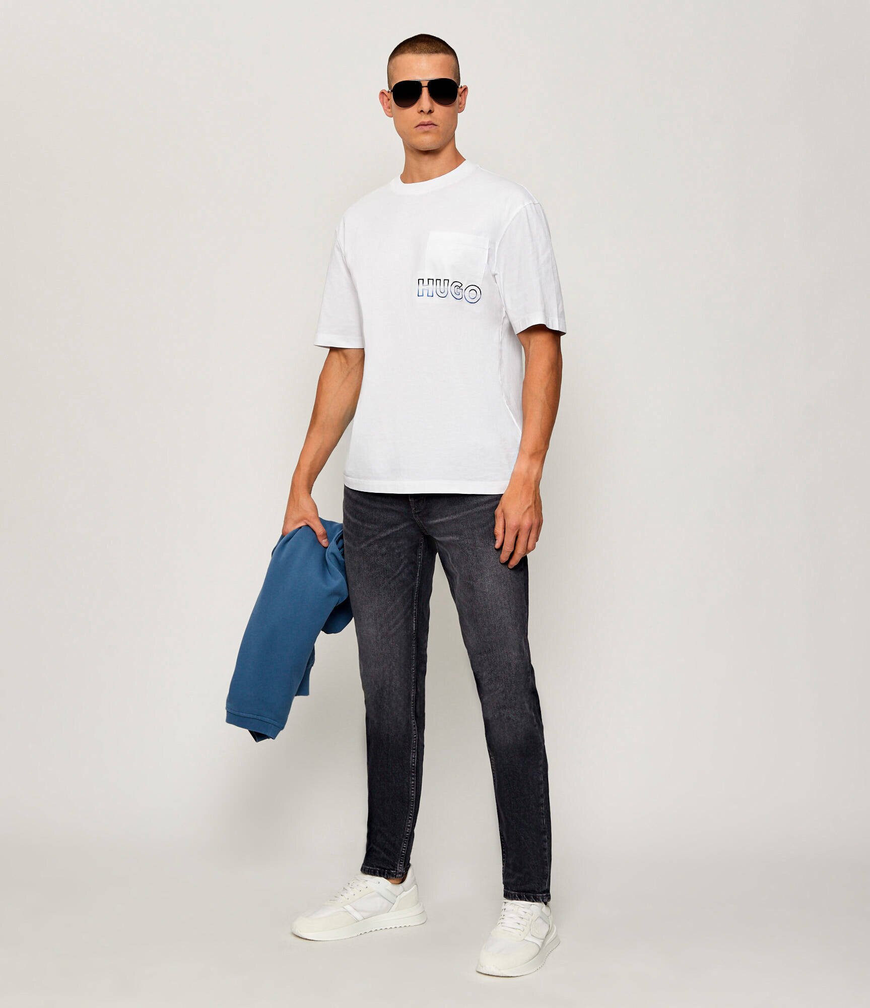 HUGO Blue Tricou Nogoste | regular fit