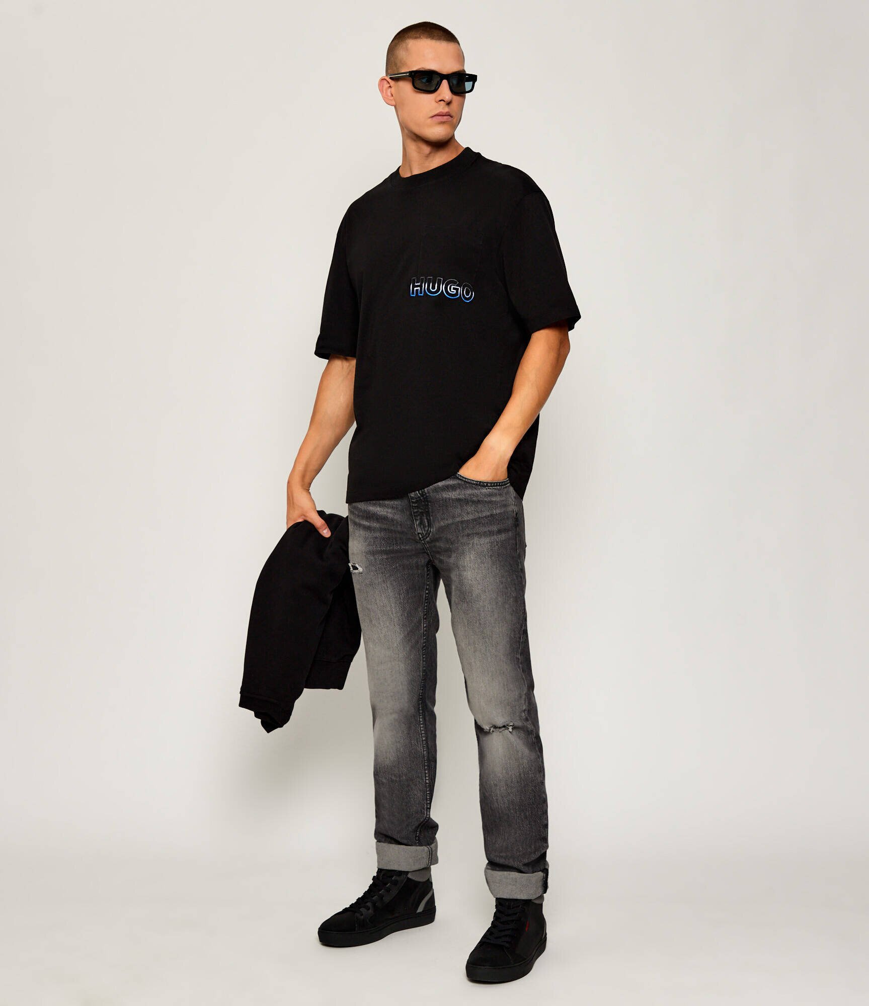 HUGO Blue Tricou Nogoste | regular fit