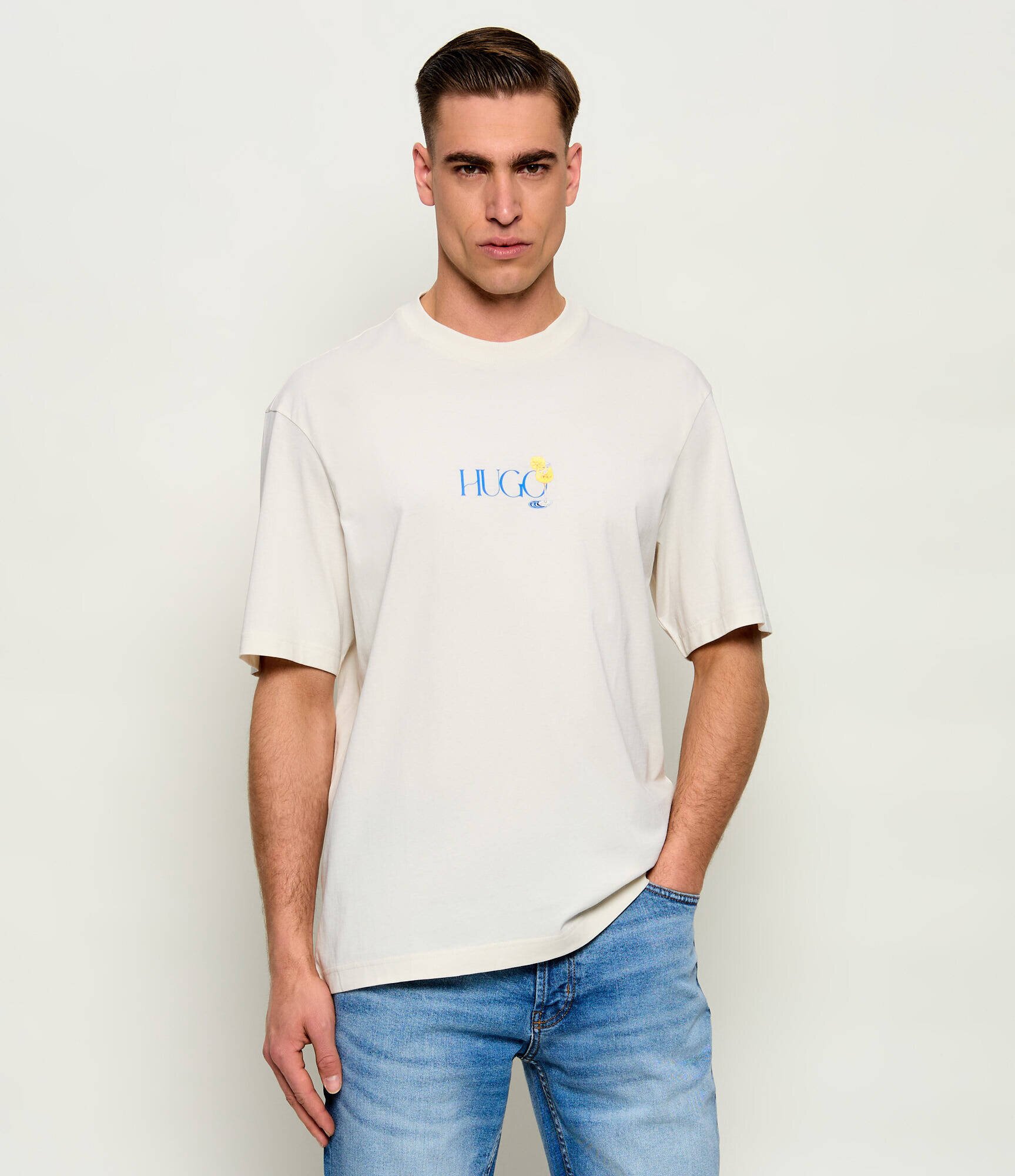 HUGO Blue Tricou Nulaxo | regular fit