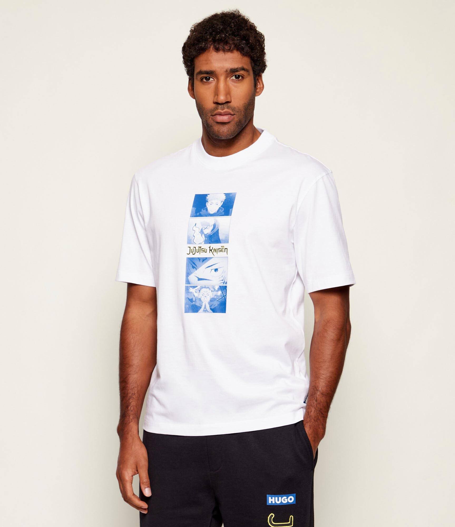 HUGO Blue Tricou Nuley_JJK Hugo x Jujutsu Kaisen | regular fit