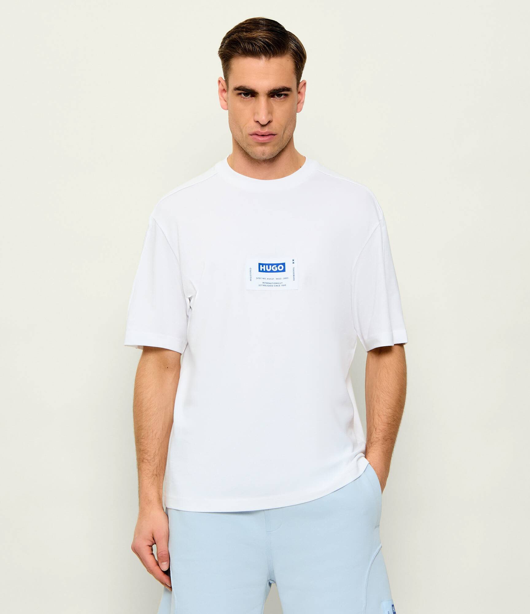 HUGO Blue Tricou Nurazti | regular fit