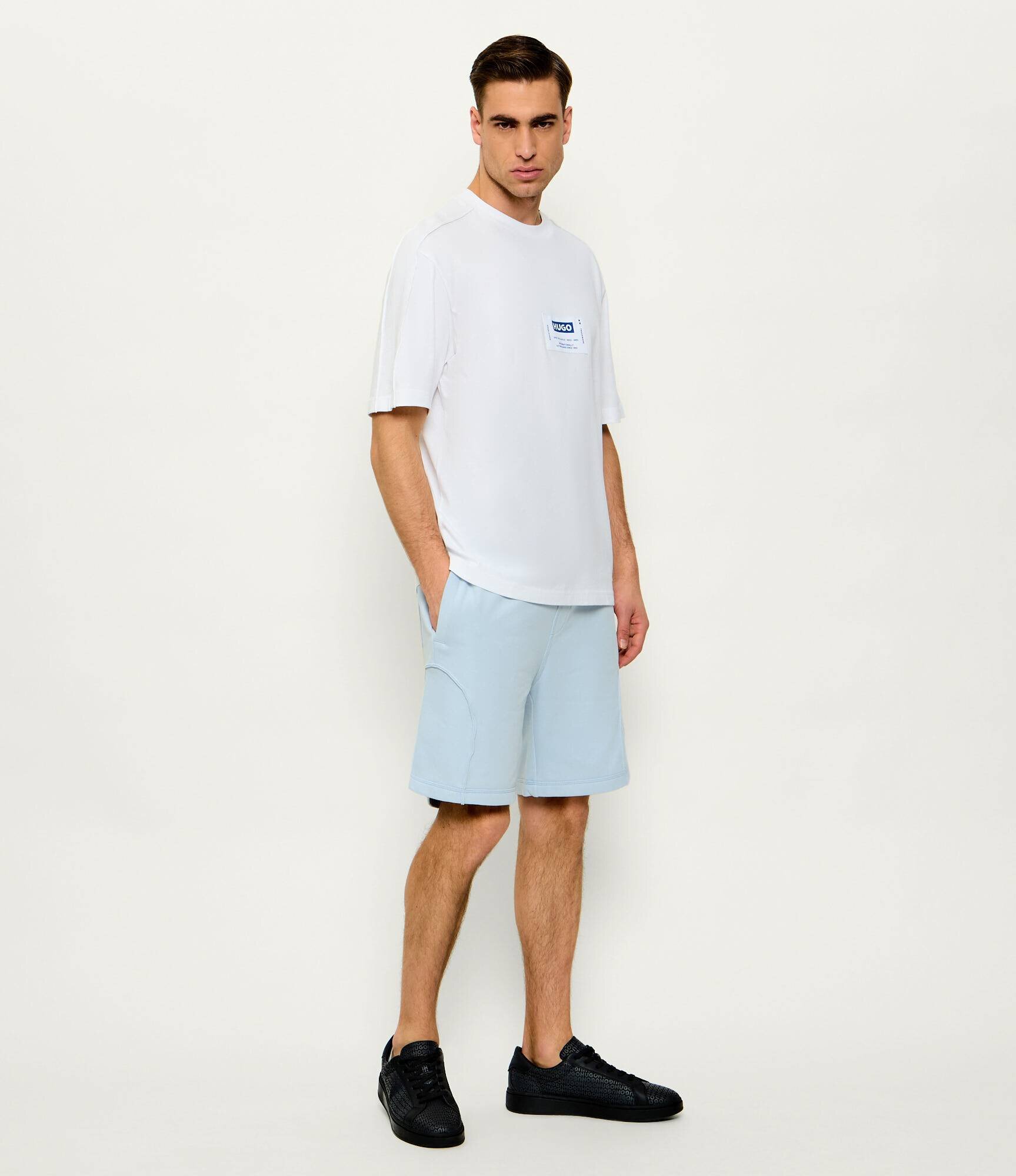 HUGO Blue Tricou Nurazti | regular fit