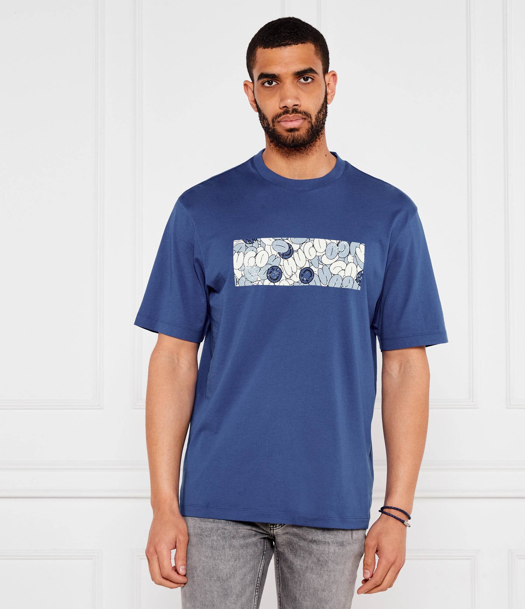 HUGO Blue Tricou Nurix | Regular Fit