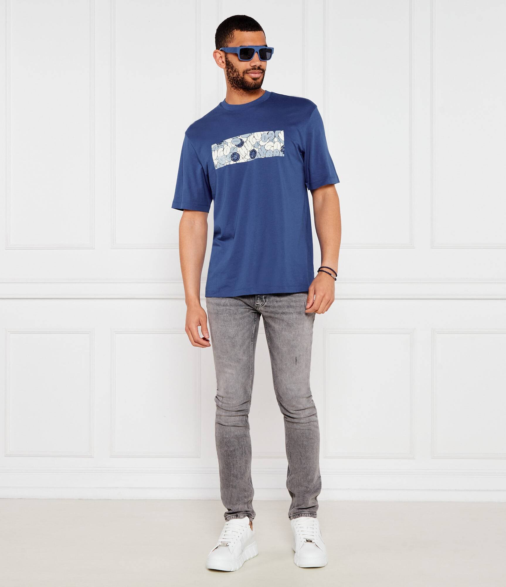 HUGO Blue Tricou Nurix | Regular Fit