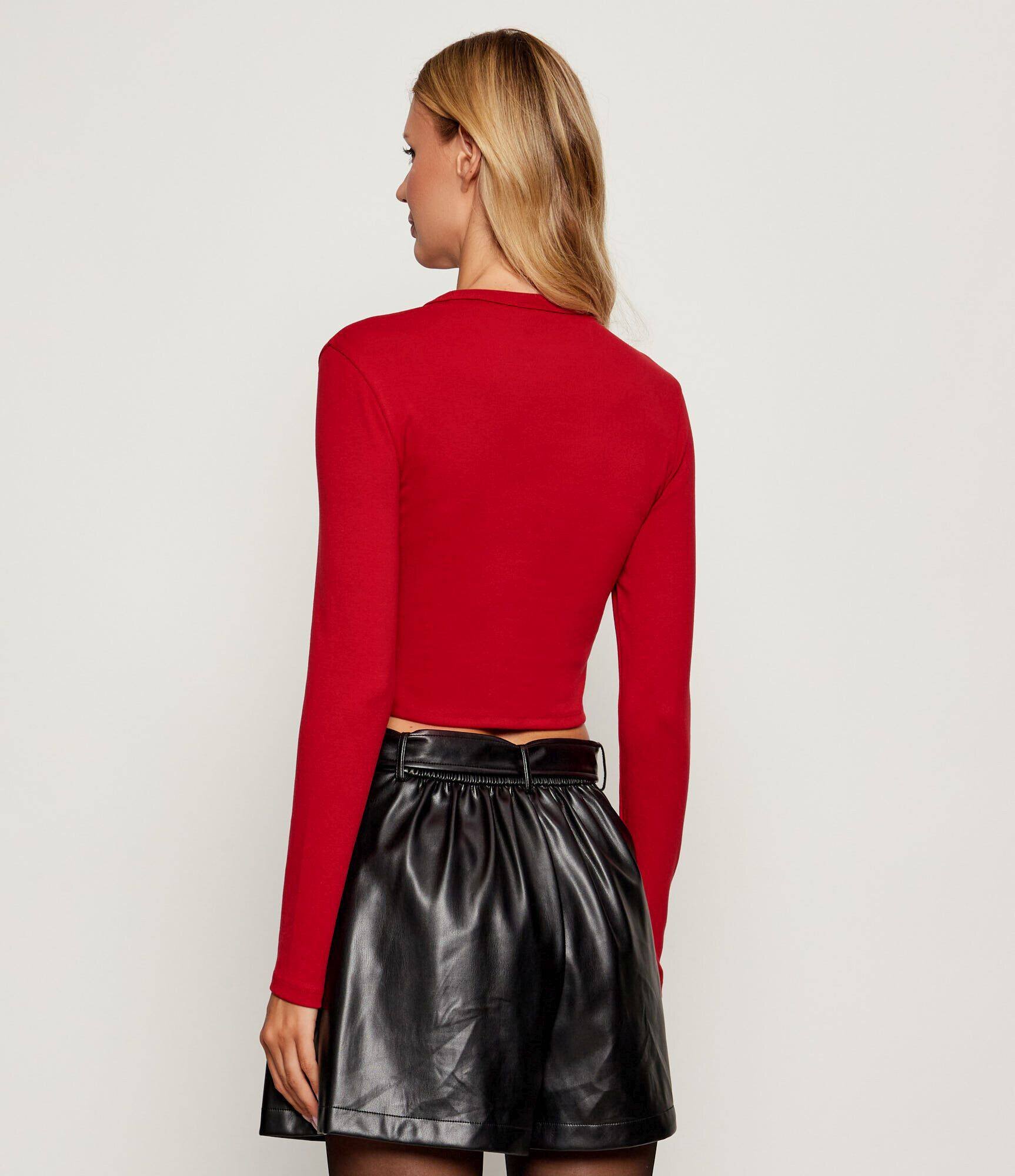 Hugo Bluză Dafilomena_3 | Cropped Fit