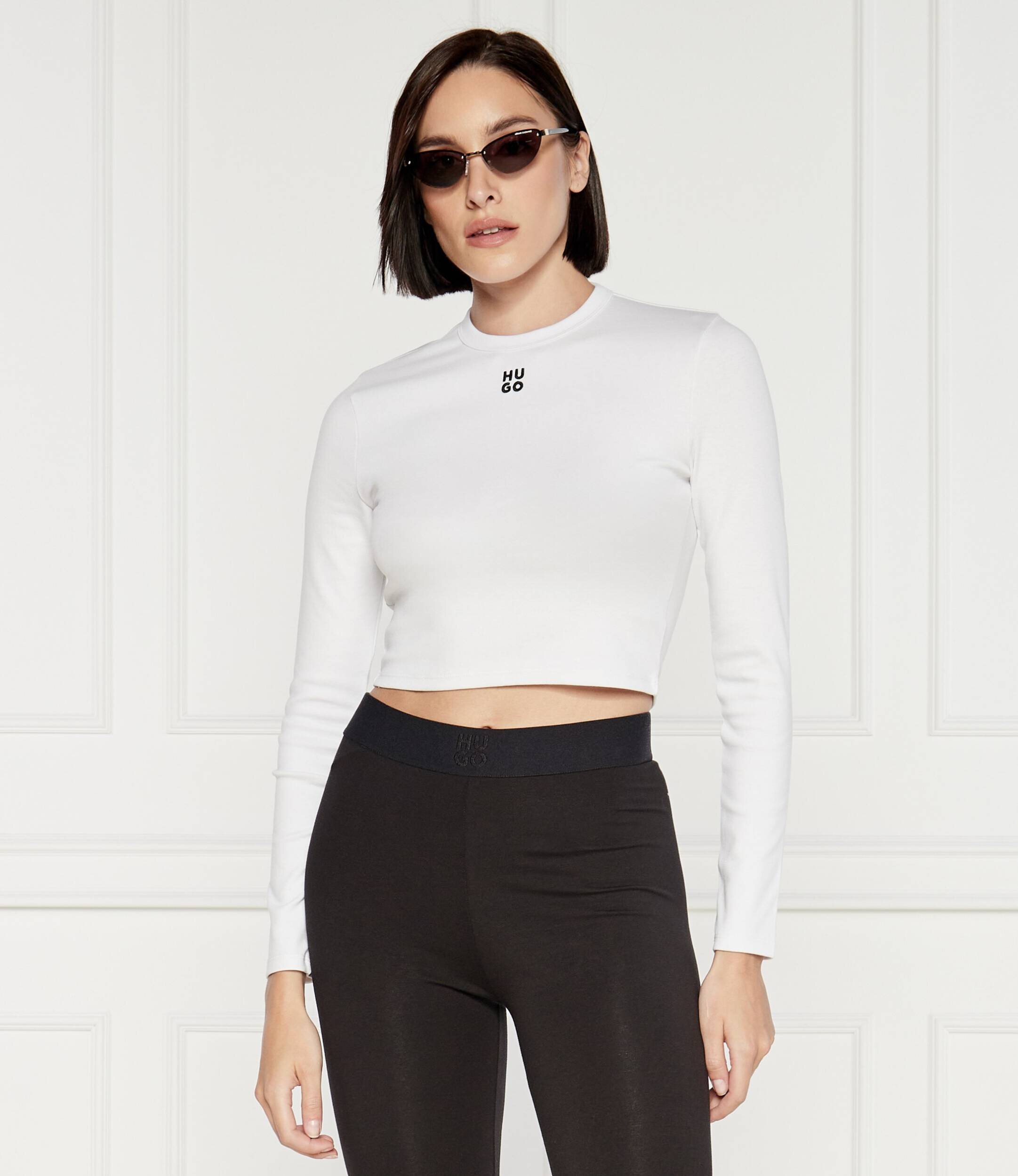 Hugo Bluză DAFILOMENA | Cropped Fit