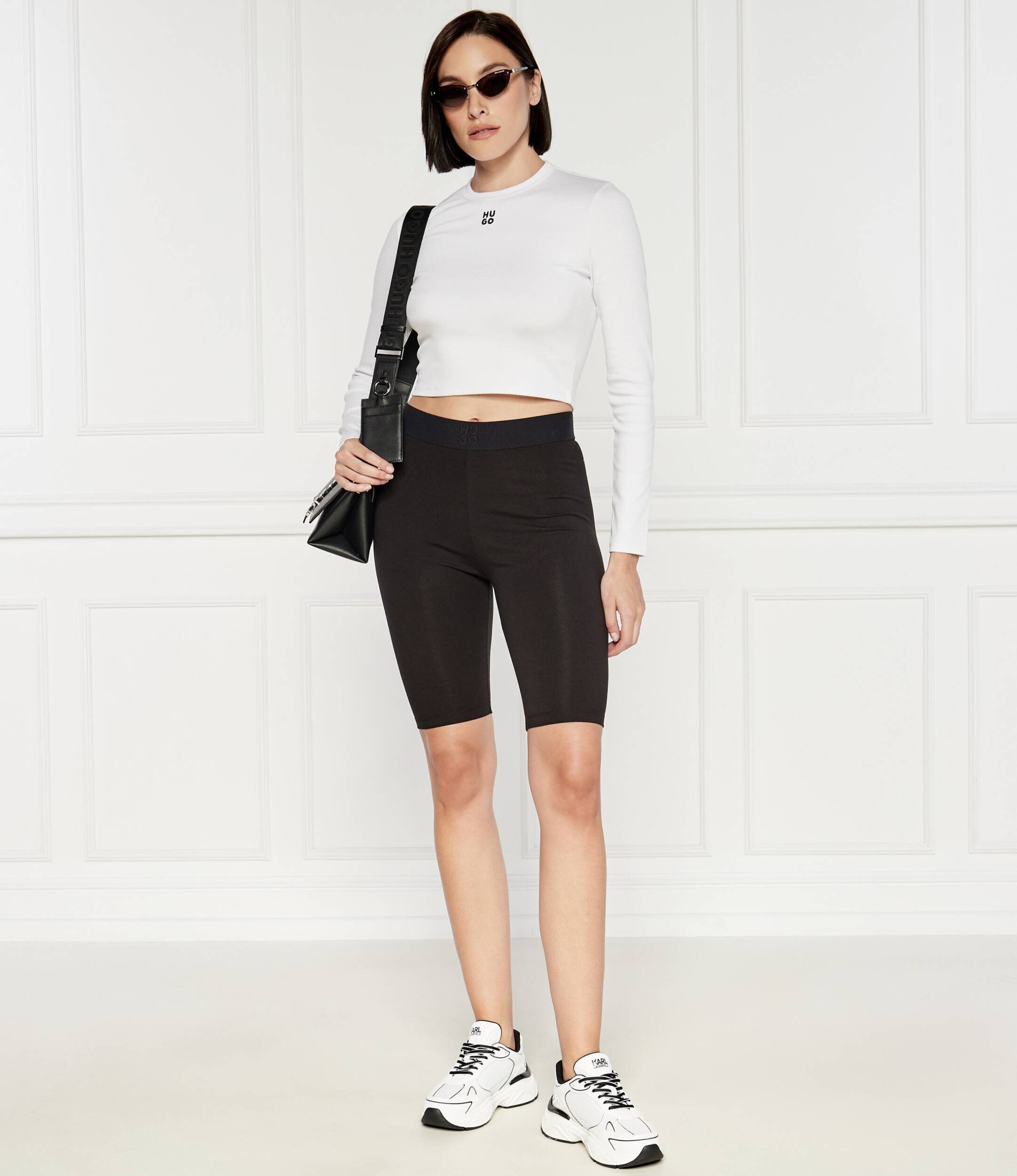 Hugo Bluză DAFILOMENA | Cropped Fit