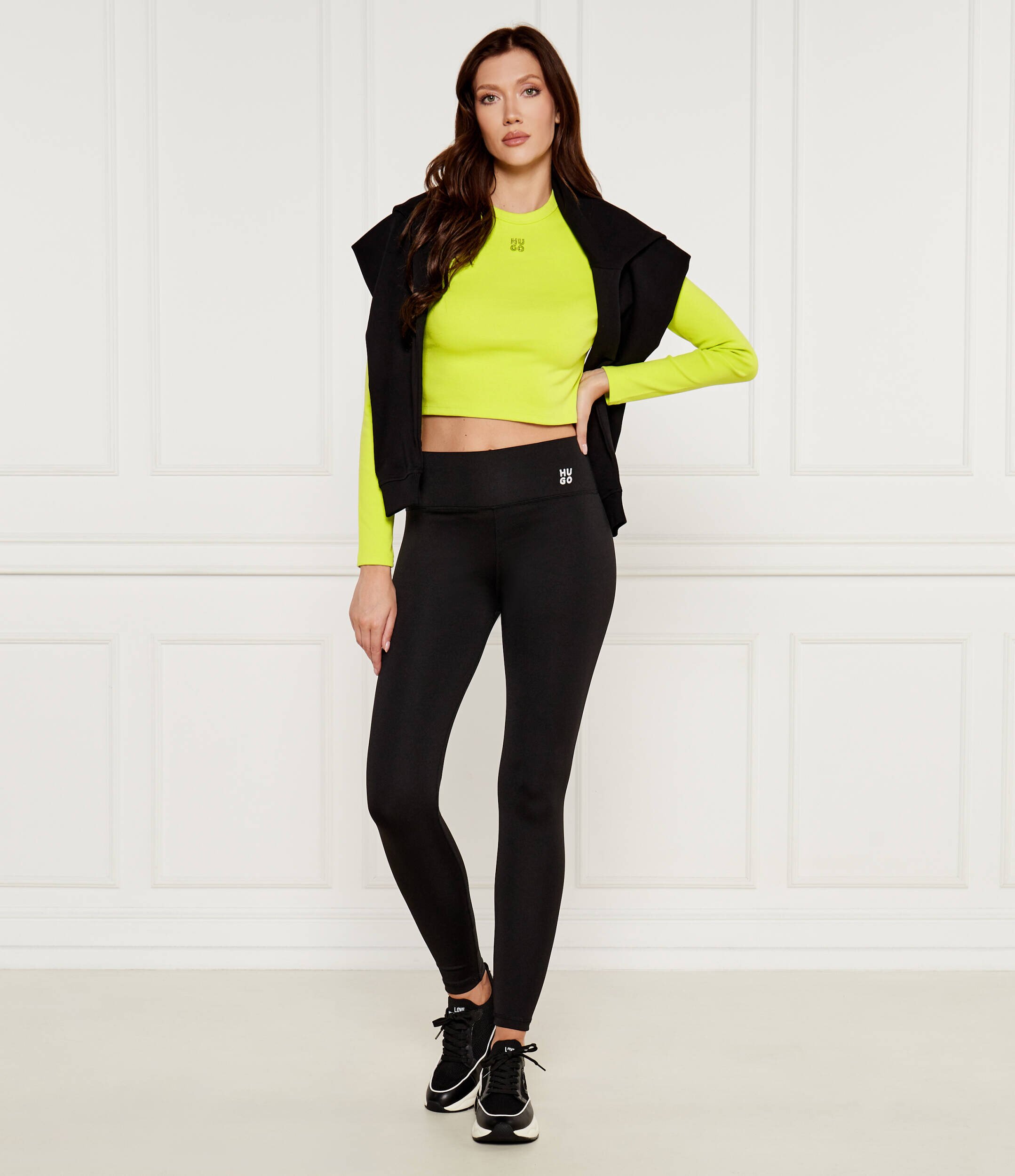 Hugo Bluză DAFILOMENA | Cropped Fit