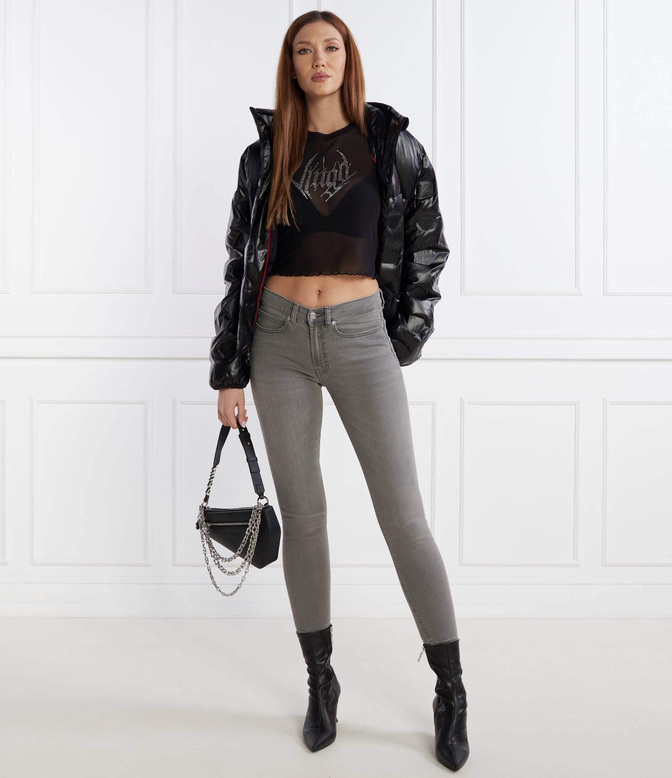Hugo Bluză Darocka | Cropped Fit