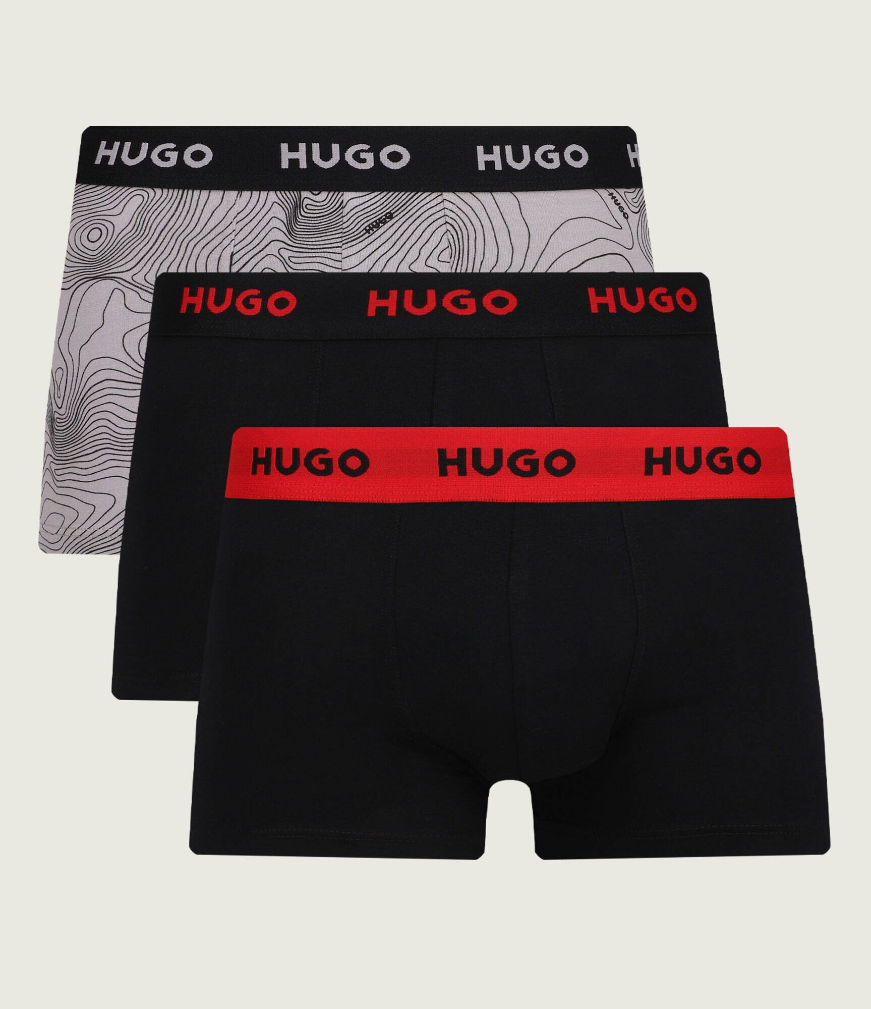 Hugo Bodywear Chiloți boxer 3-pack Design