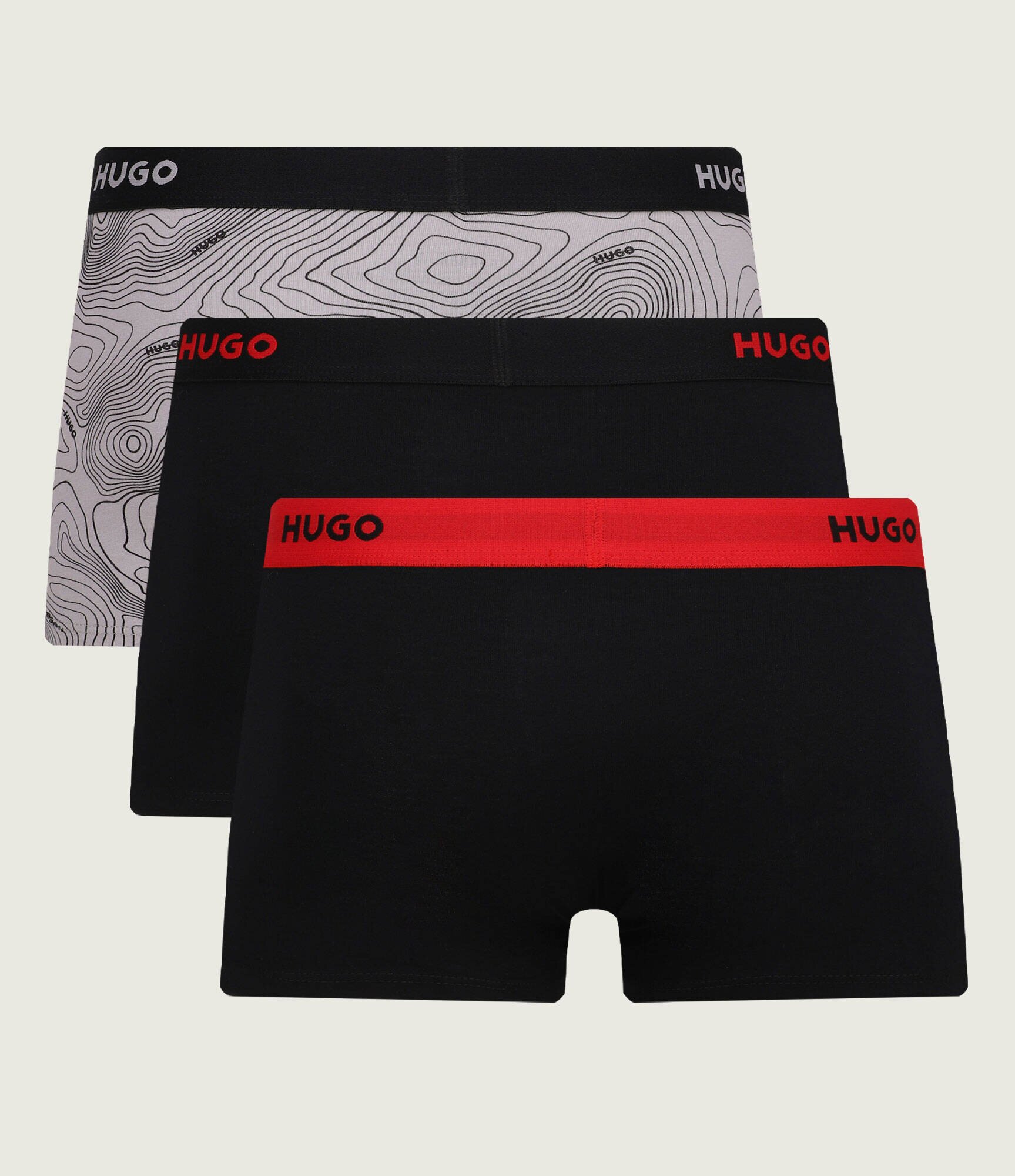 Hugo Bodywear Chiloți boxer 3-pack Design