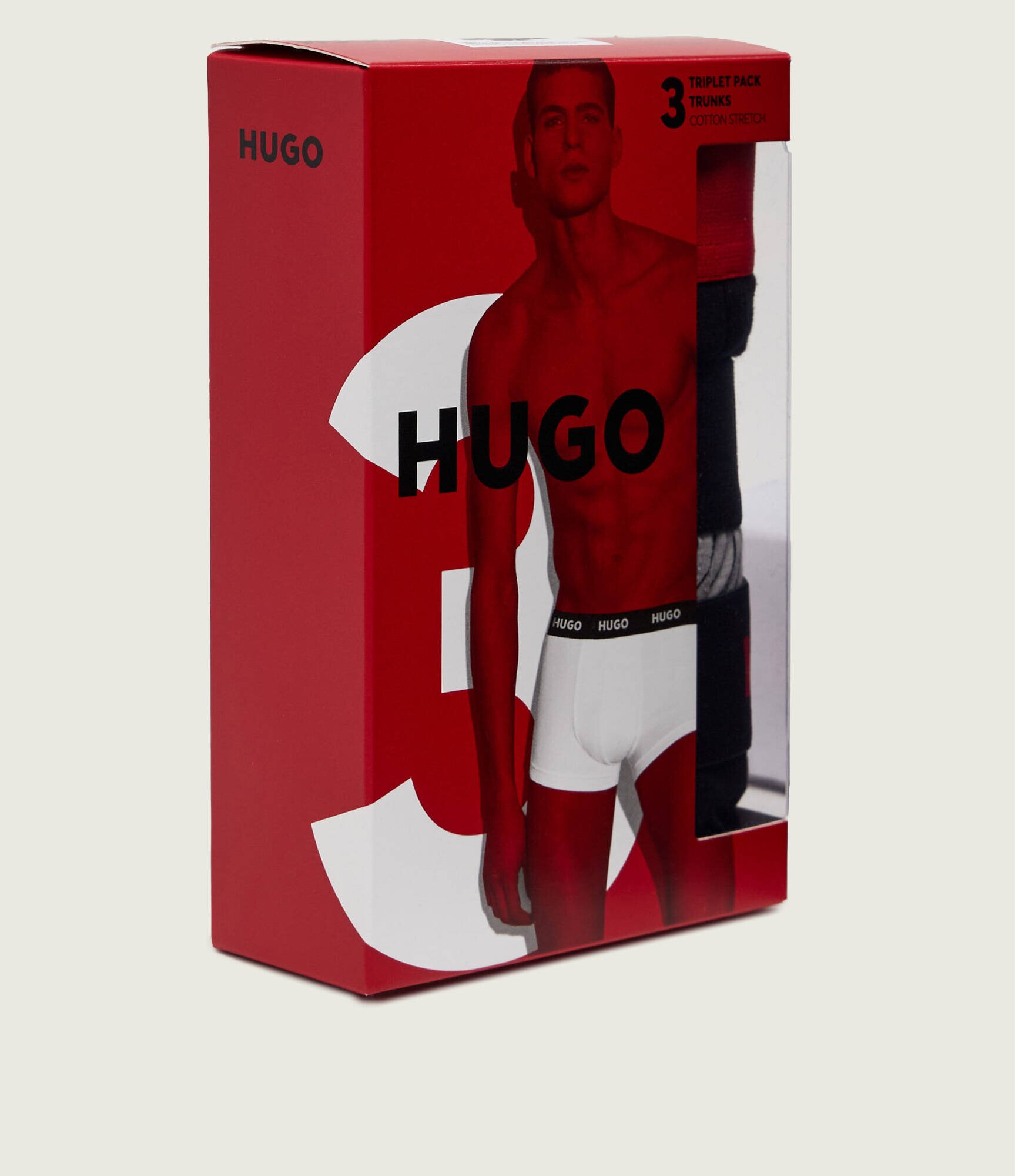 Hugo Bodywear Chiloți boxer 3-pack Design