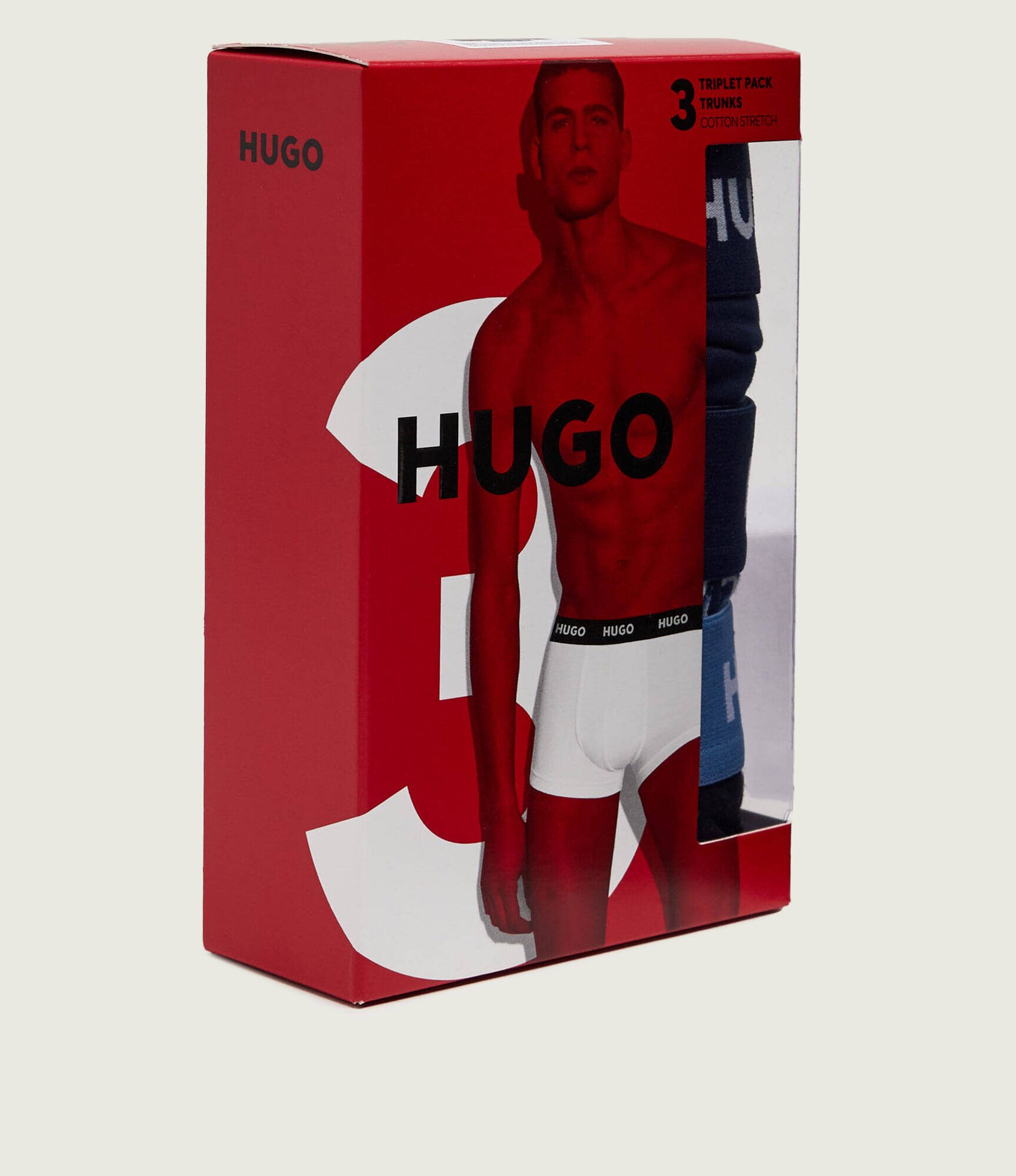 Hugo Bodywear Chiloți boxer 3-pack Design