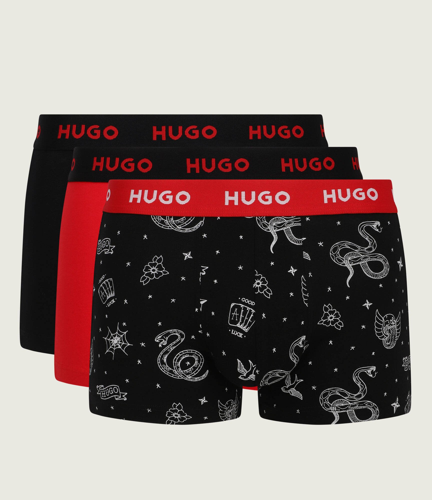 Hugo Bodywear Chiloți boxer 3-pack Design