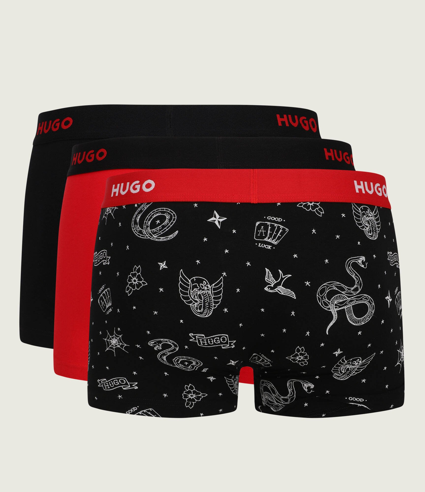 Hugo Bodywear Chiloți boxer 3-pack Design