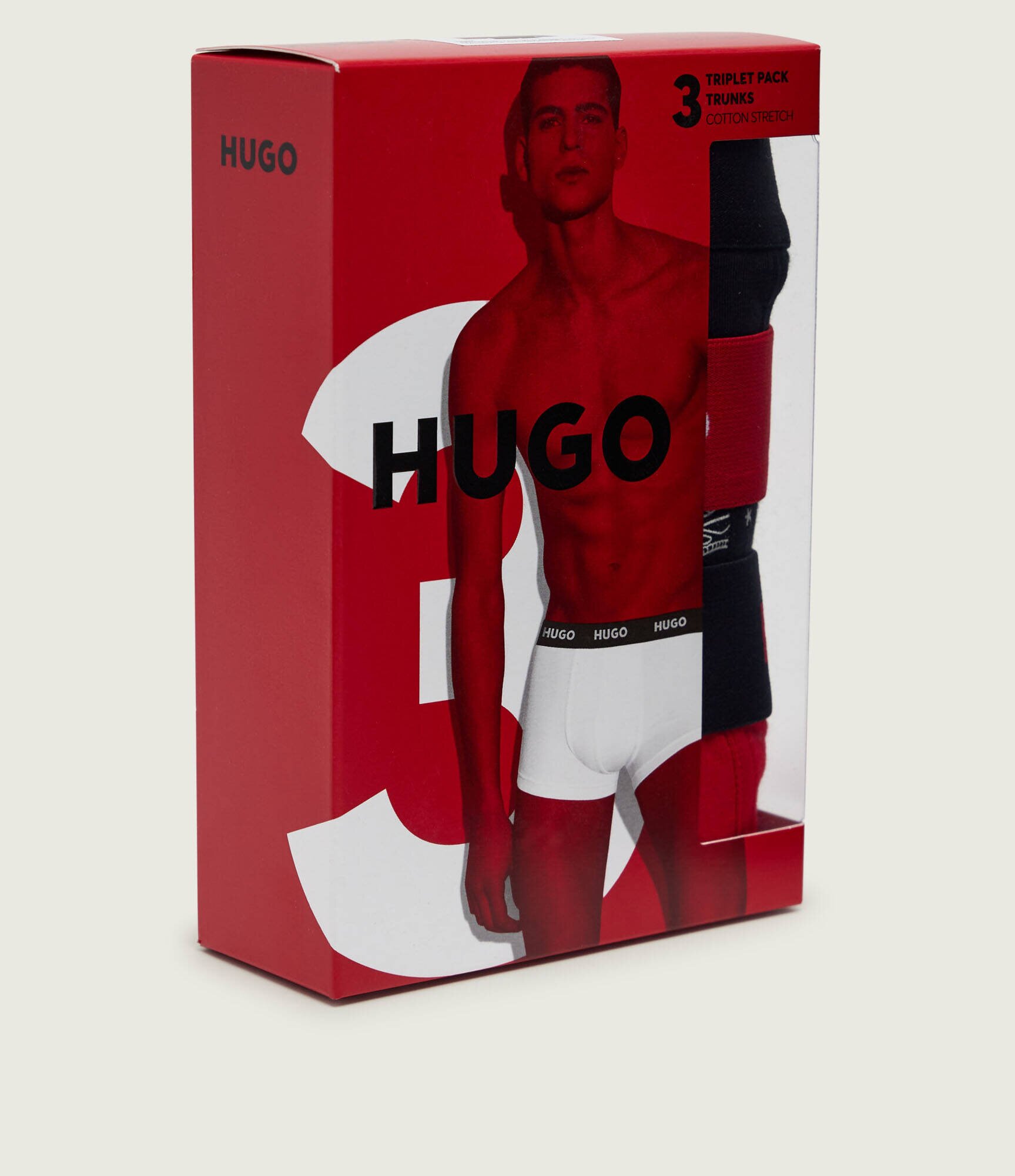 Hugo Bodywear Chiloți boxer 3-pack Design