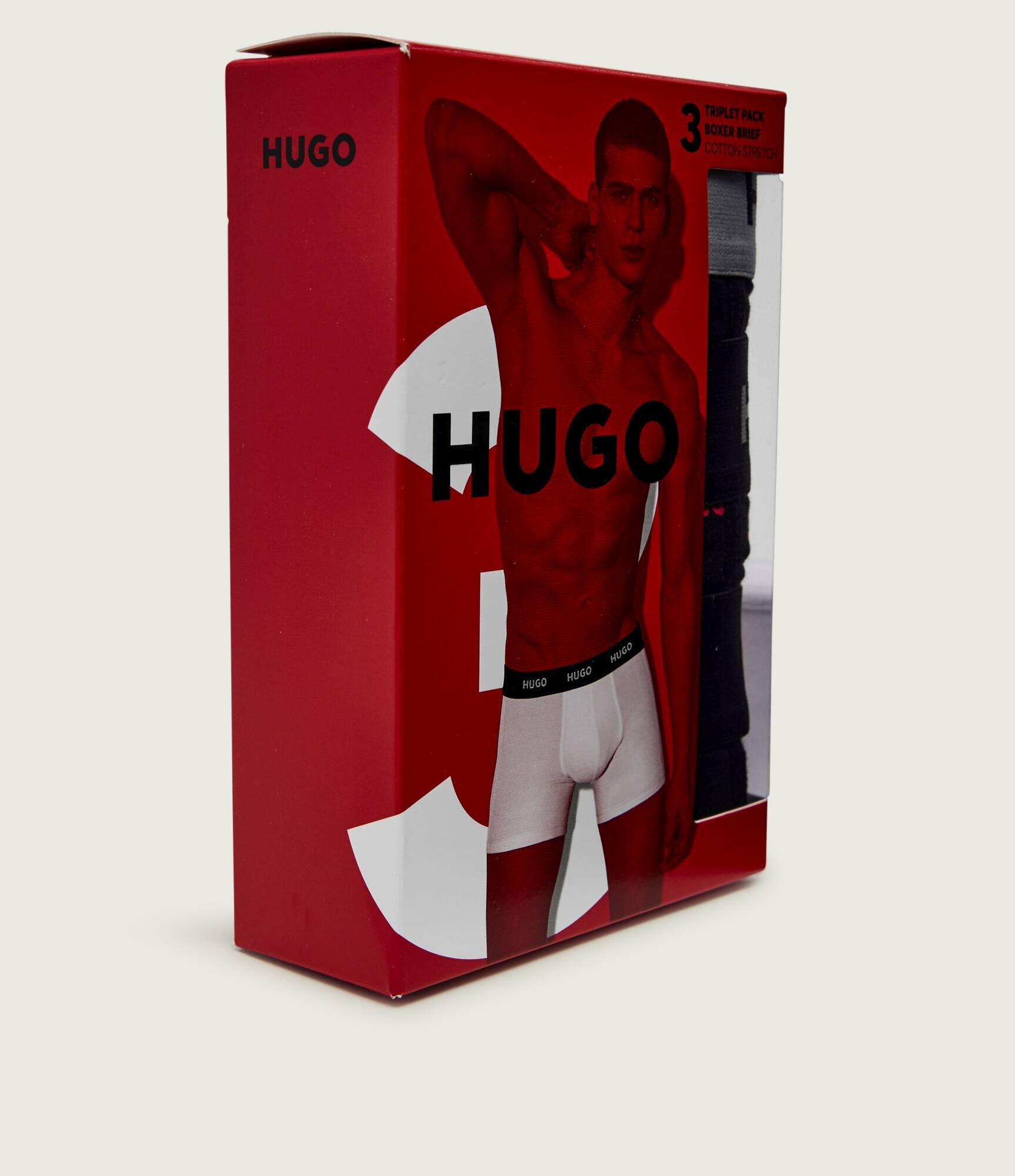 Hugo Bodywear Chiloți boxer 3-pack Design