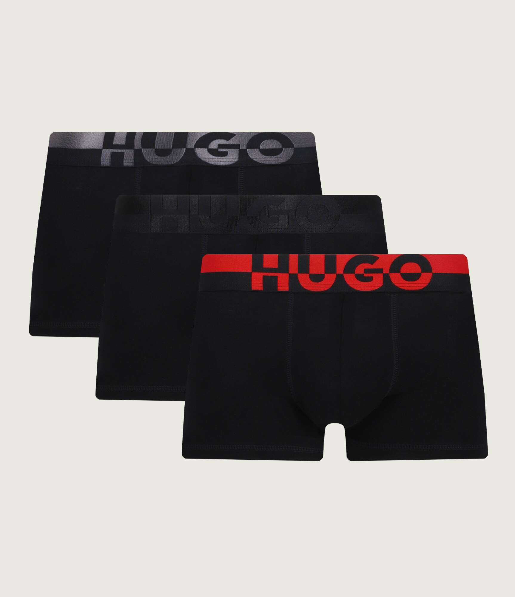 Hugo Bodywear Chiloți boxer 3-pack SPLIT LOGO