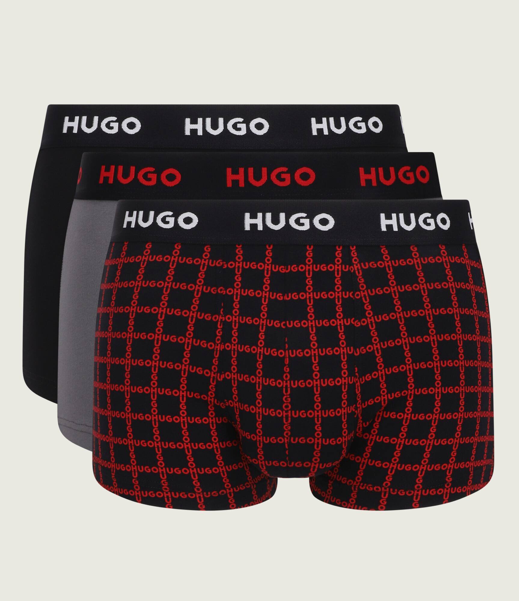 Hugo Bodywear Chiloți boxer 3-pack Trunk Triplet Design