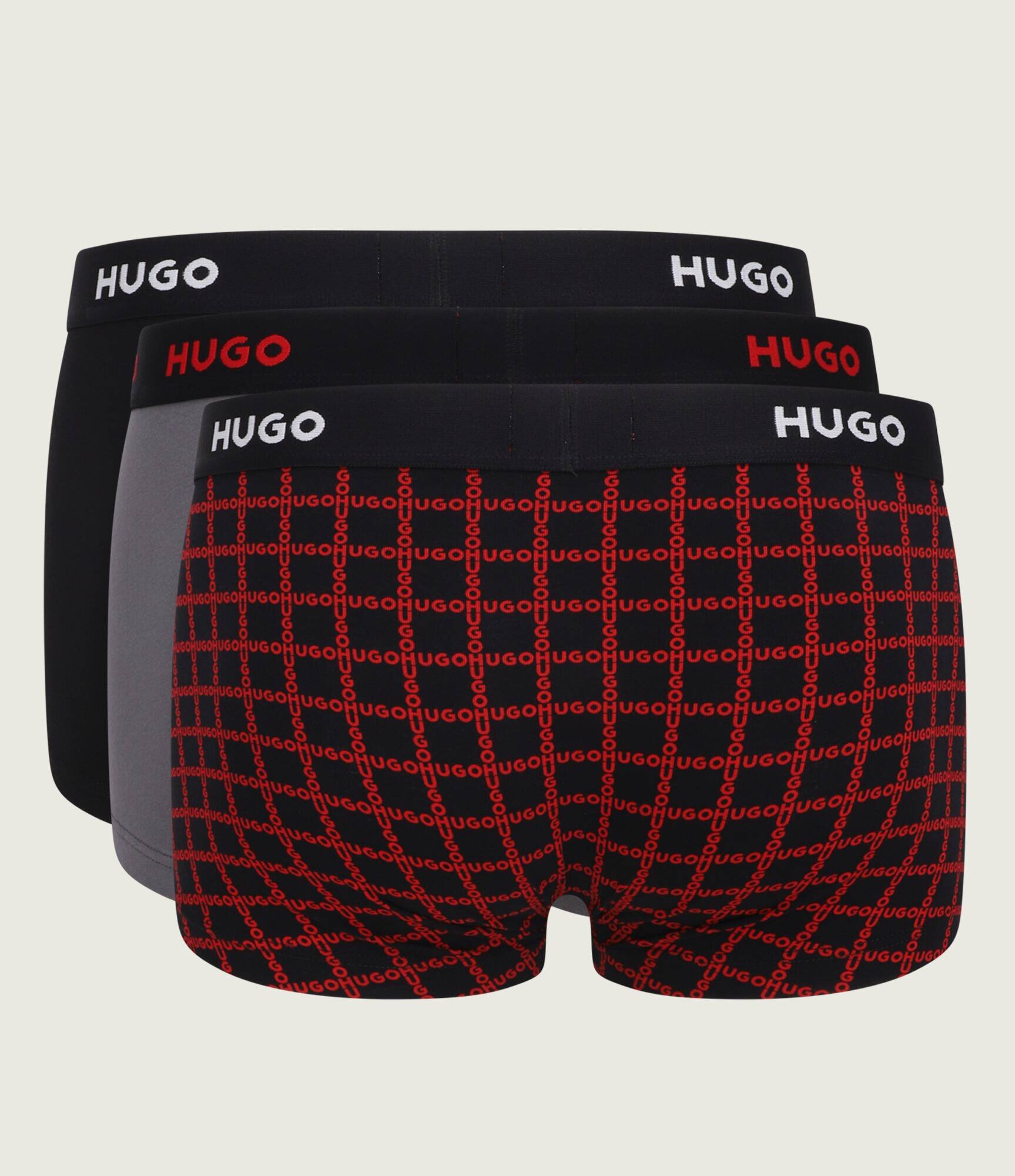 Hugo Bodywear Chiloți boxer 3-pack Trunk Triplet Design