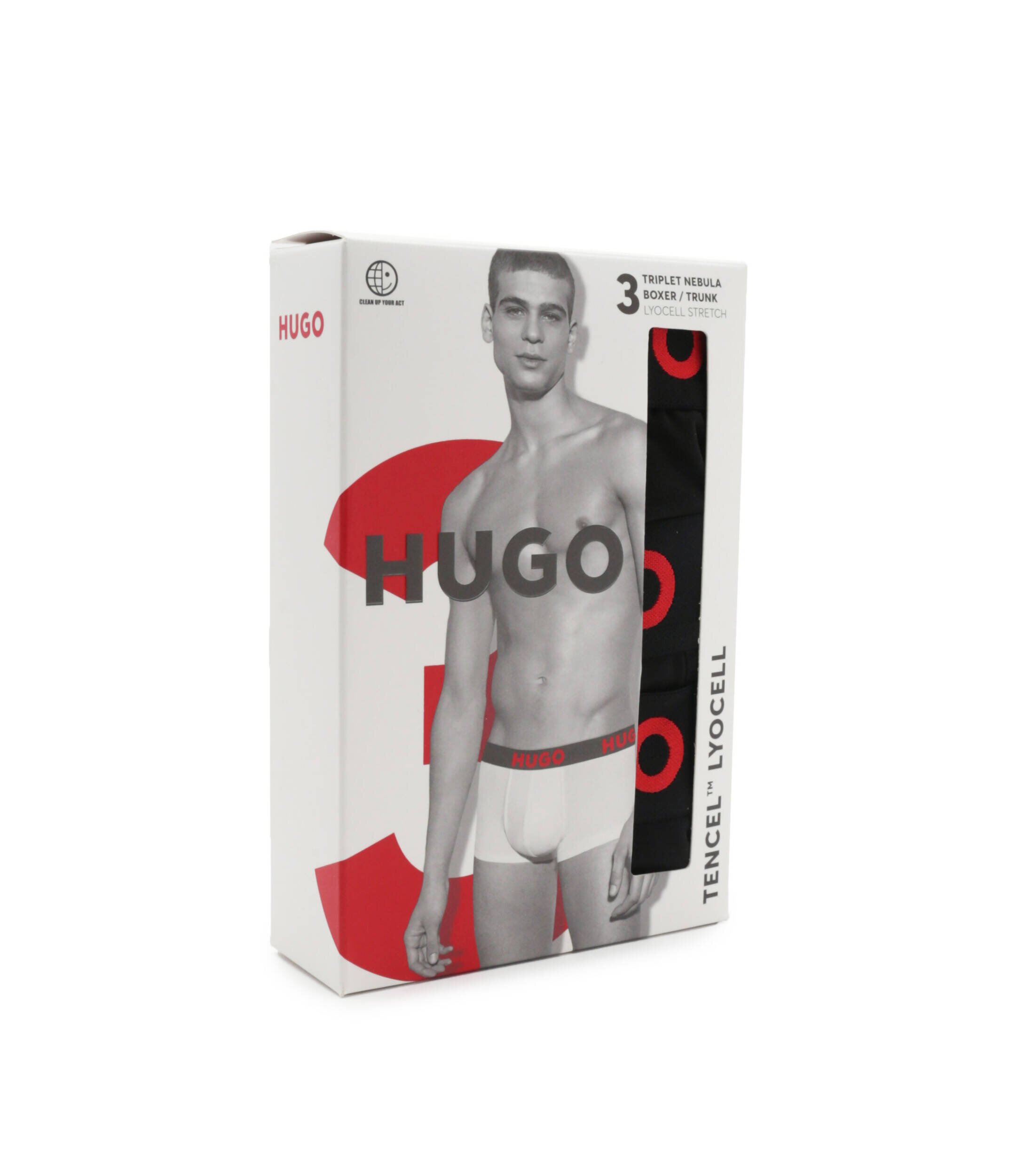 Hugo Bodywear Chiloți boxer 3-pack TRUNK TRIPLET NEBULA