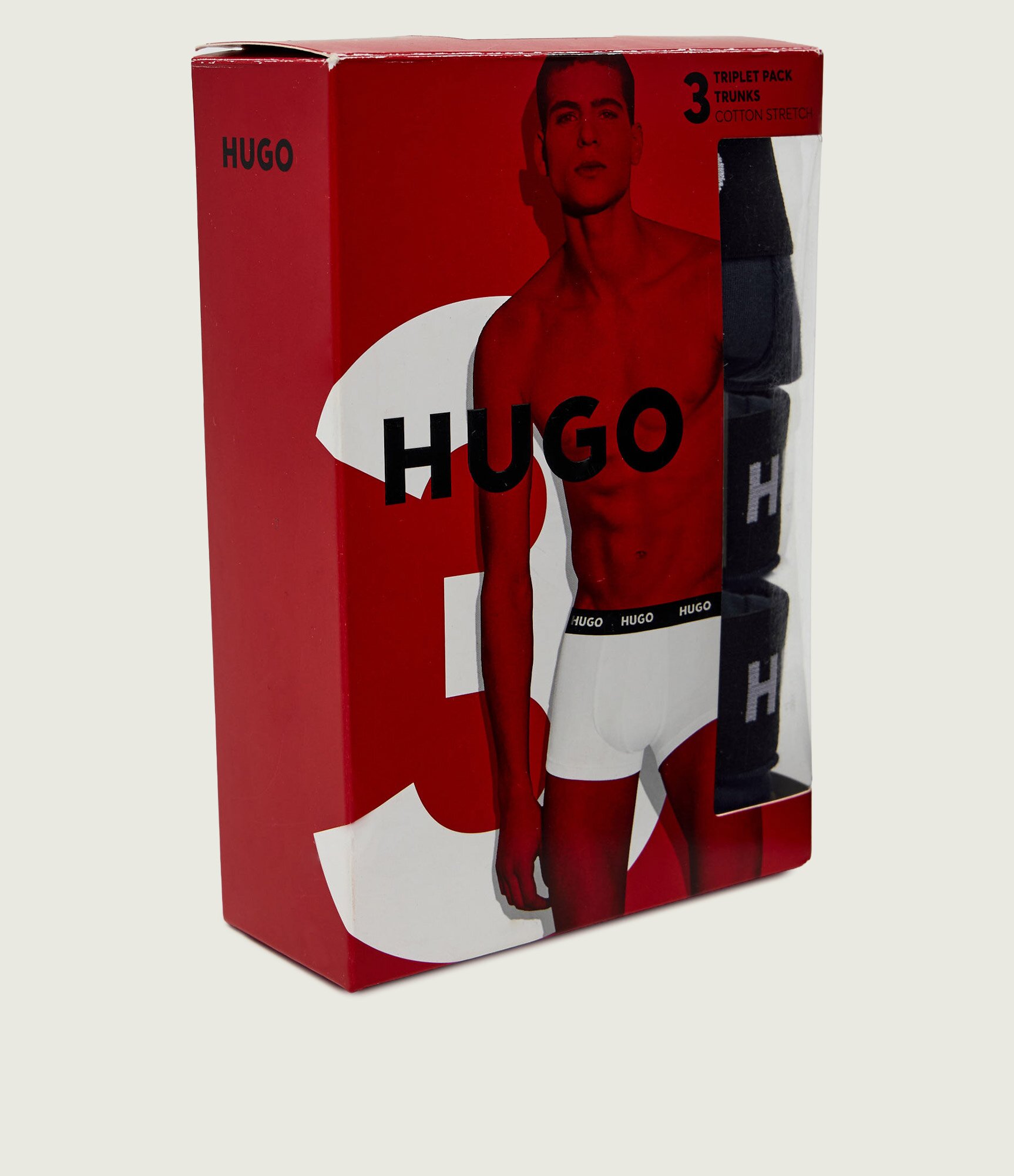 Hugo Bodywear Chiloți boxer 3-pack TRUNK TRIPLET PACK
