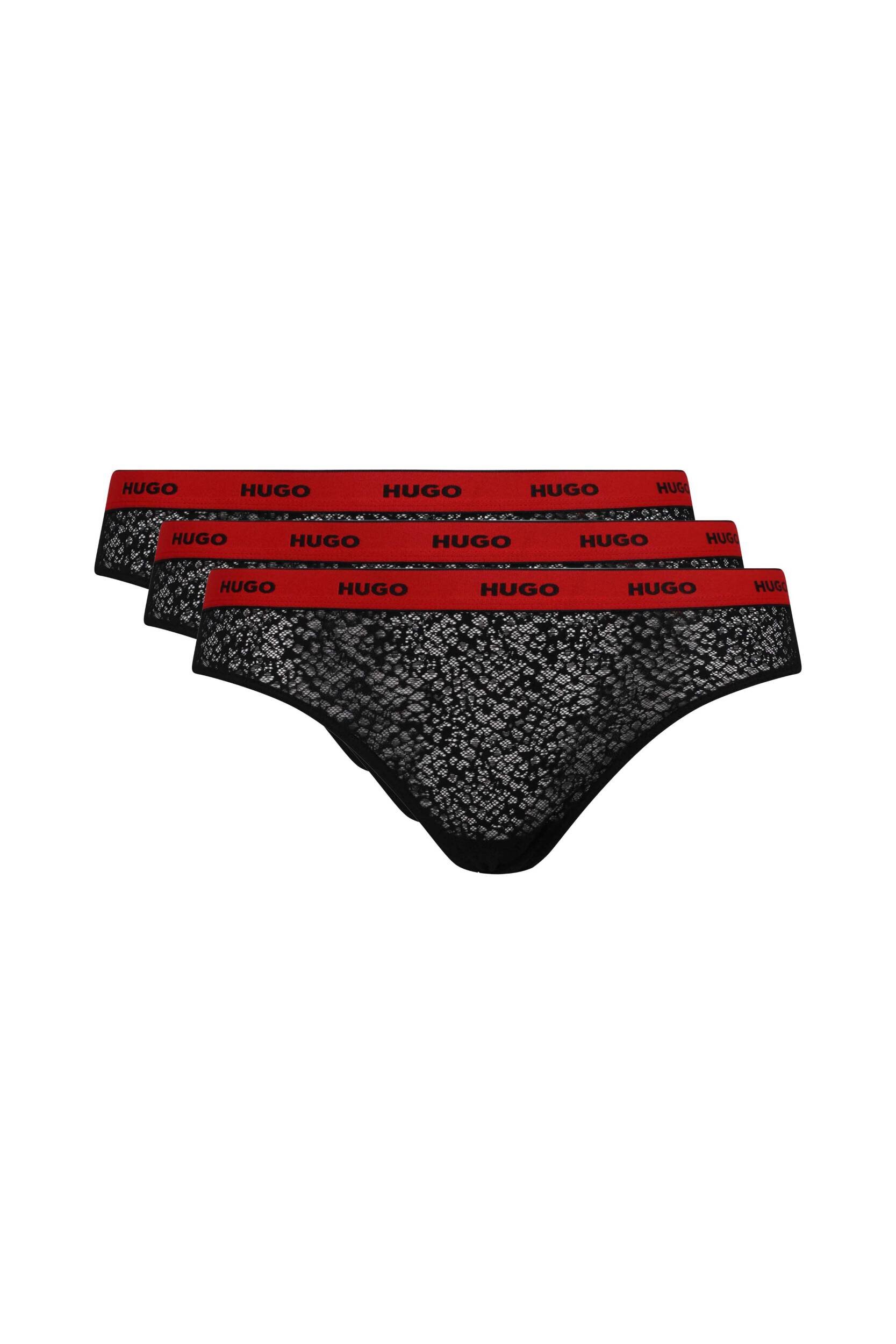 Hugo Bodywear De dantelă chiloți slipi 3-pack