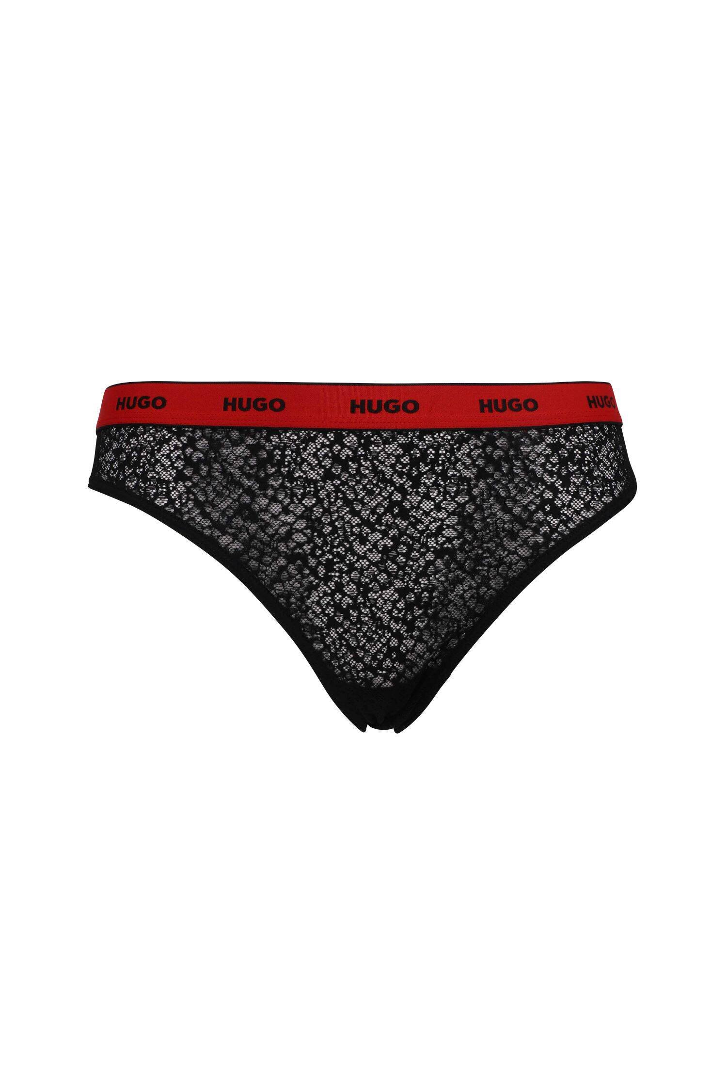 Hugo Bodywear De dantelă chiloți slipi 3-pack