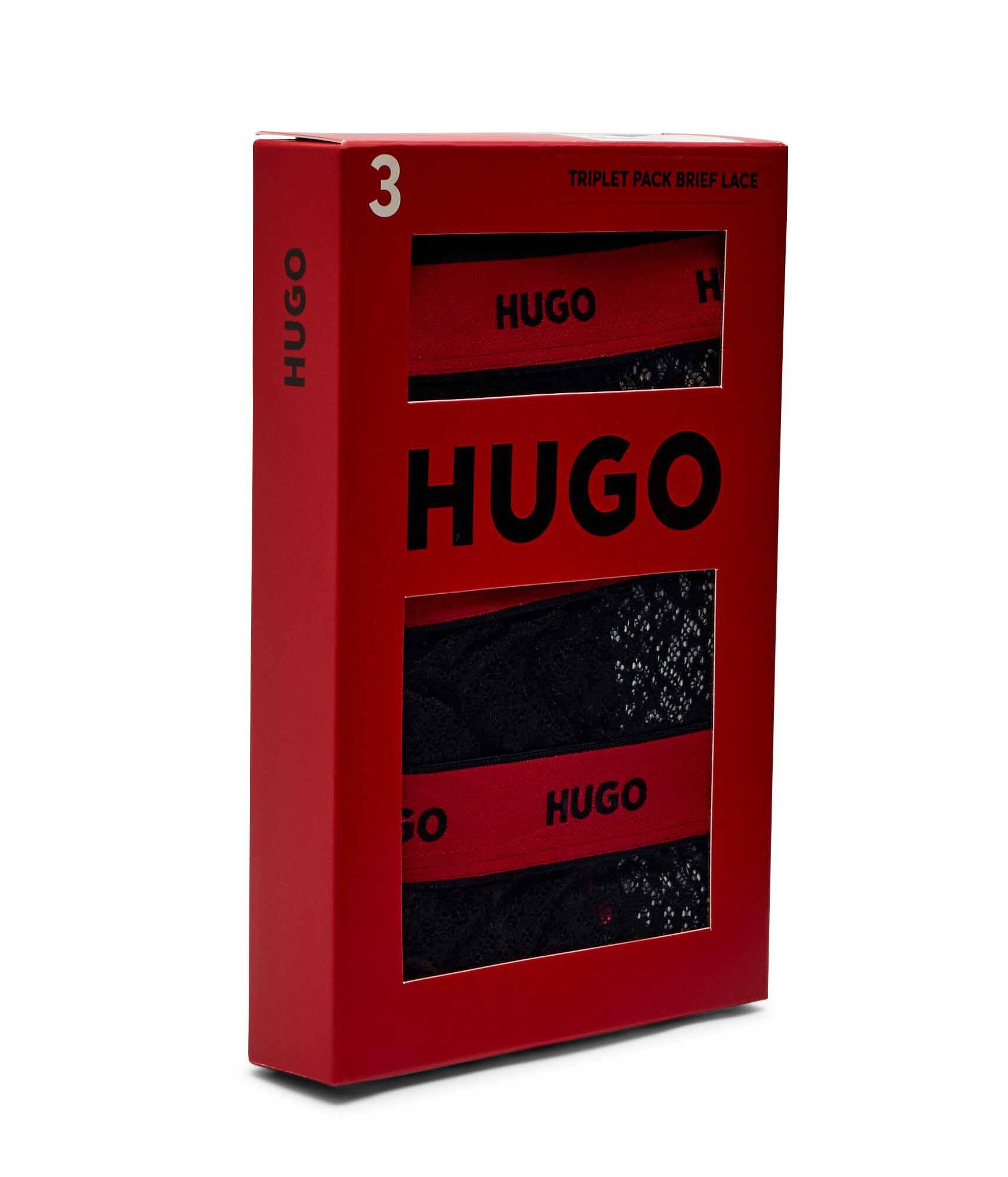 Hugo Bodywear De dantelă chiloți slipi 3-pack