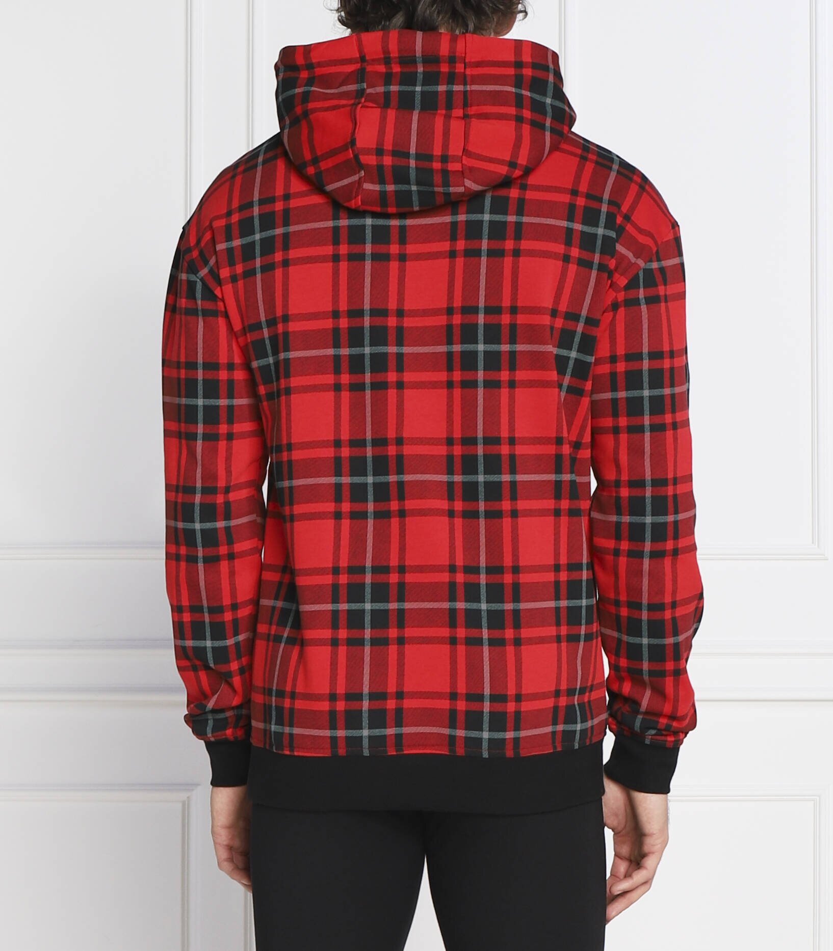 Hugo Bodywear Hanorac Checked Sweat Hood | Regular Fit