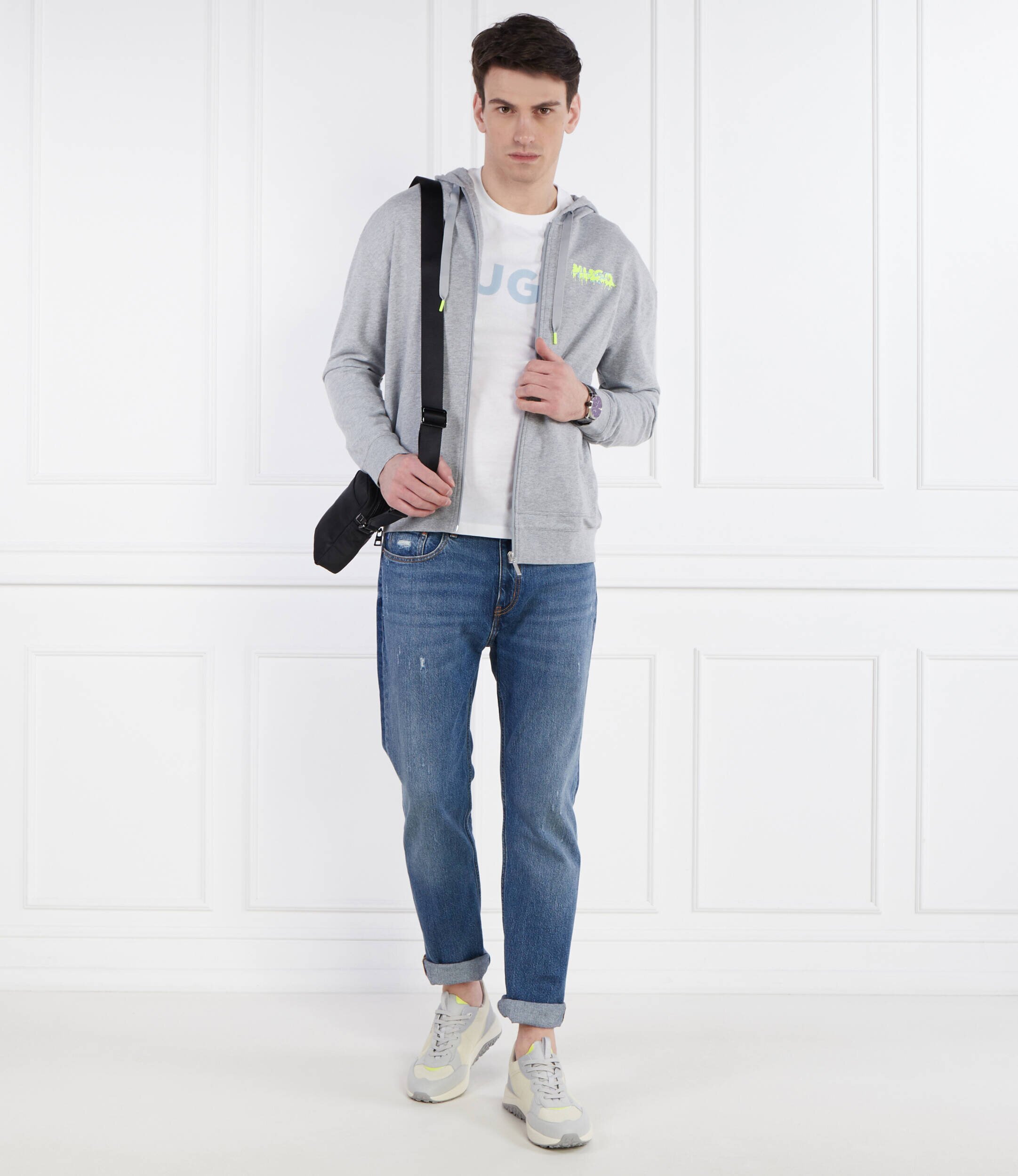 Hugo Bodywear Hanorac Logo Jacket Hood | Classic fit