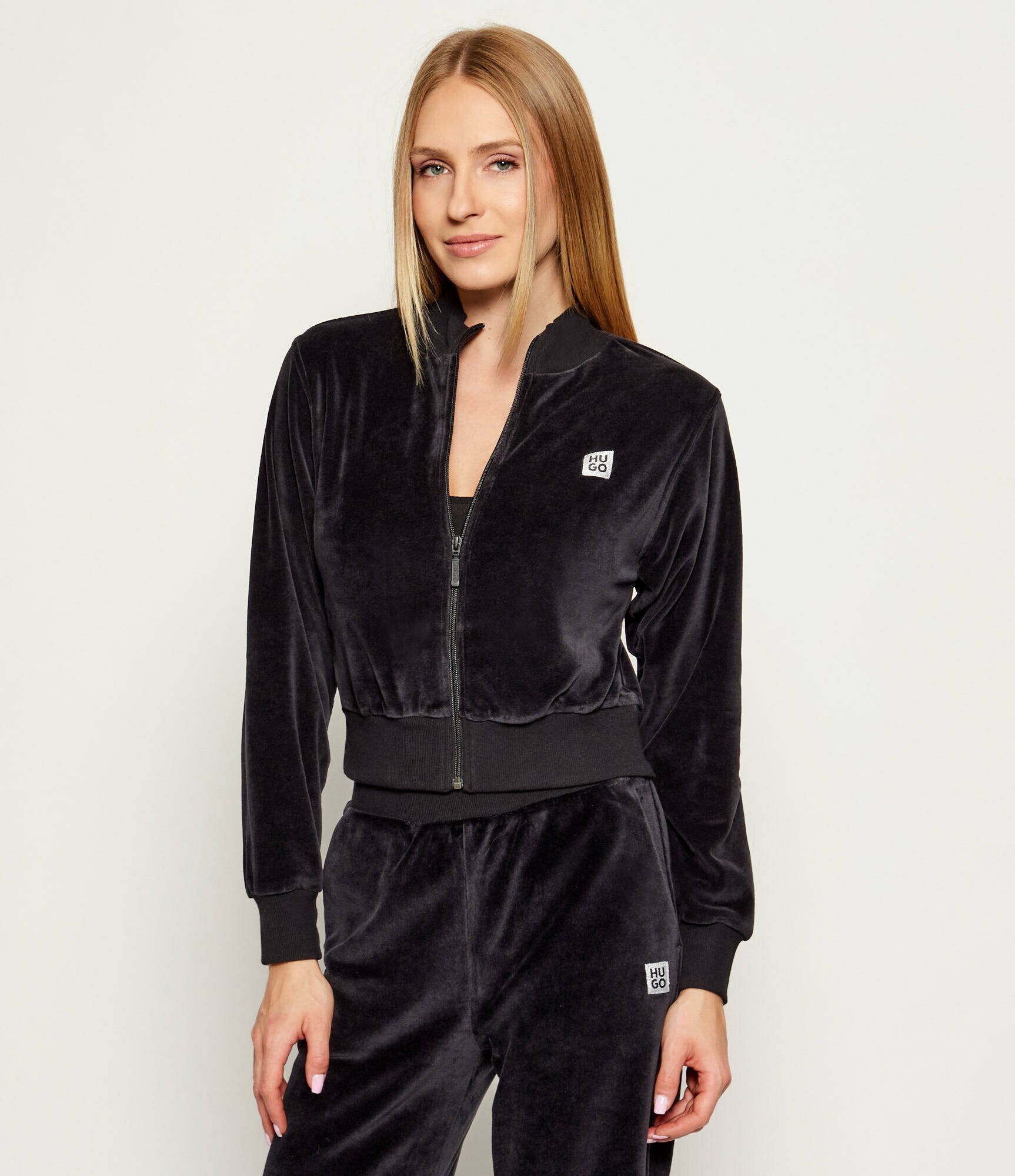 Hugo Bodywear Hanorac VELVET | Cropped Fit