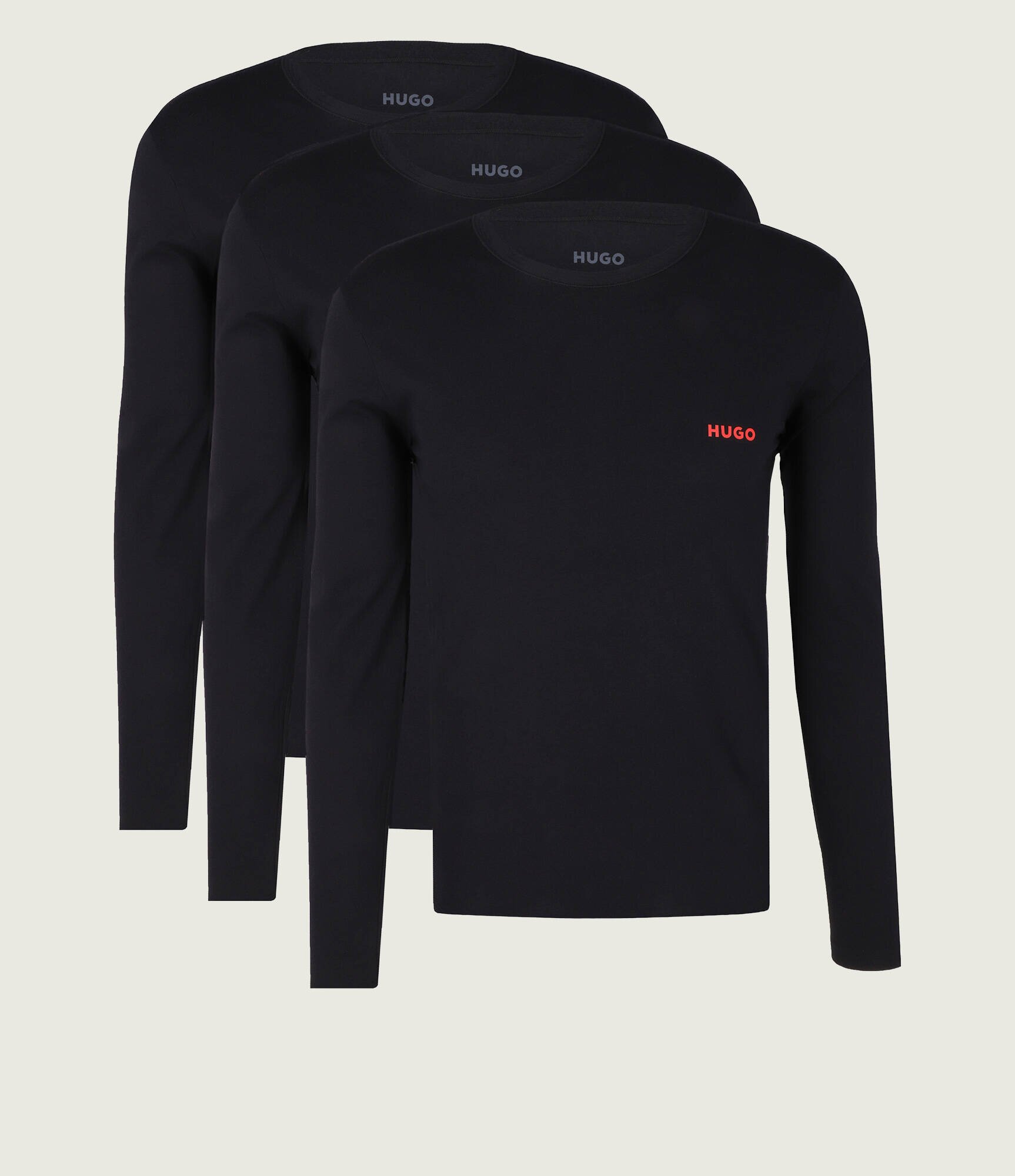 Hugo Bodywear Longsleeve 3-pack Rn Triplet | regular fit