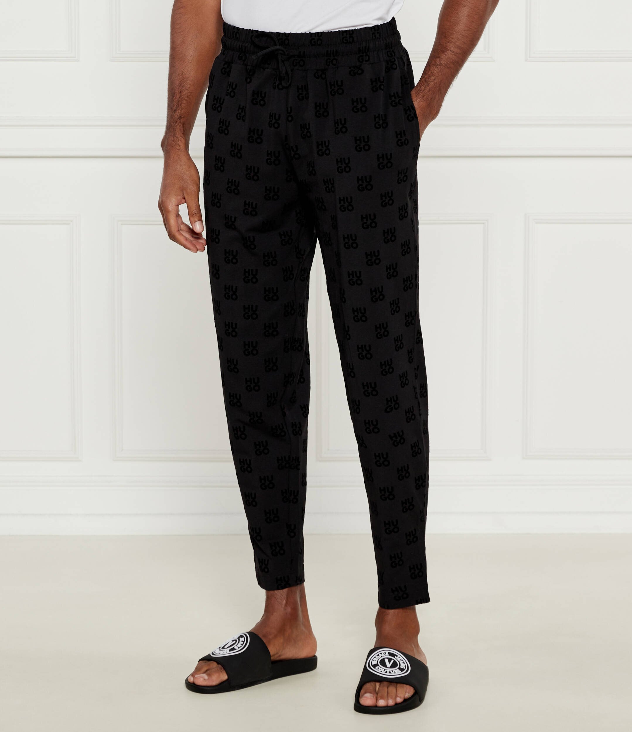 Hugo Bodywear Pantaloni de pijama Flock AOP | Regular Fit