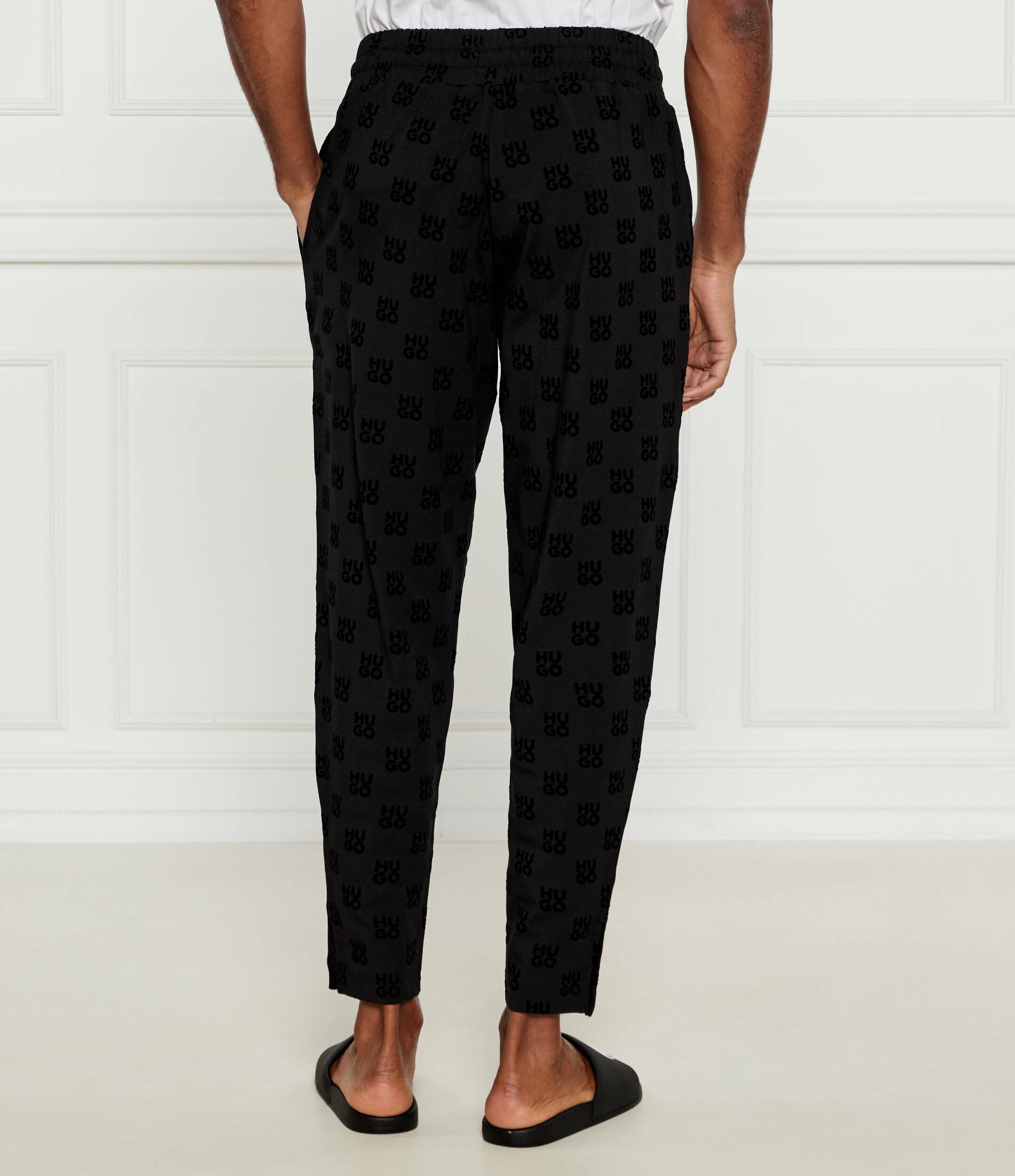 Hugo Bodywear Pantaloni de pijama Flock AOP | Regular Fit