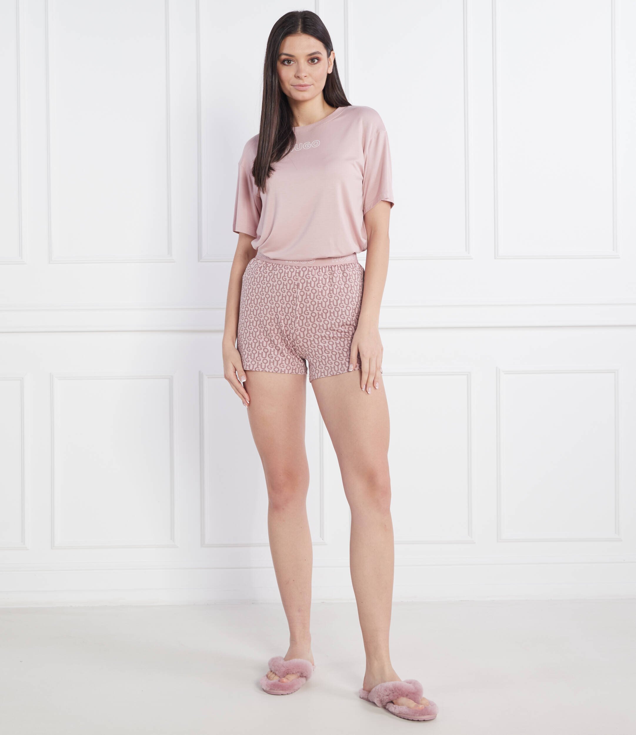 Hugo Bodywear Pantaloni scurți de pijama UNITE_SHORTS PRINTED | Regular Fit