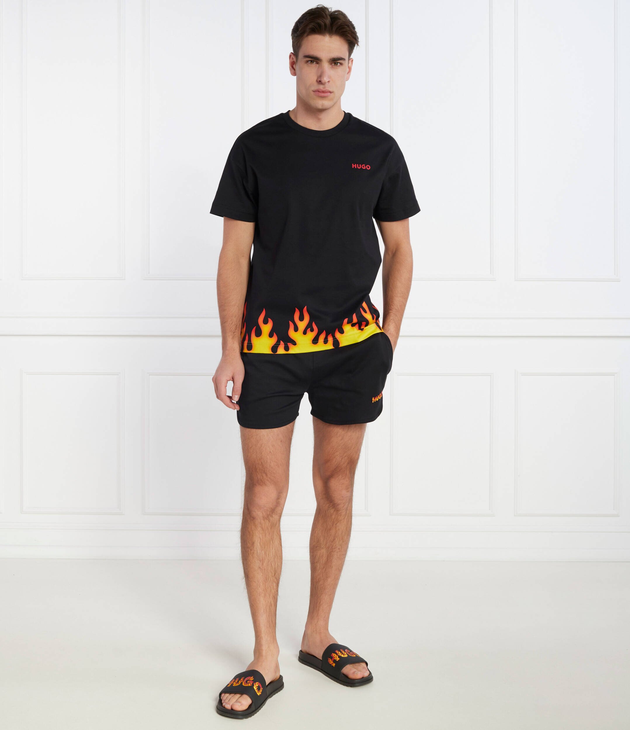 Hugo Bodywear Pijama HUGO Flames ShortSet | Regular Fit