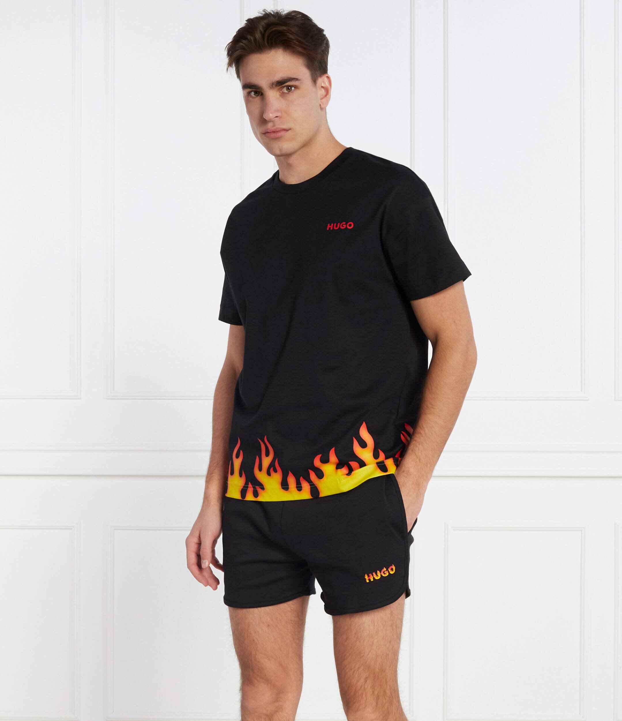 Hugo Bodywear Pijama HUGO Flames ShortSet | Regular Fit
