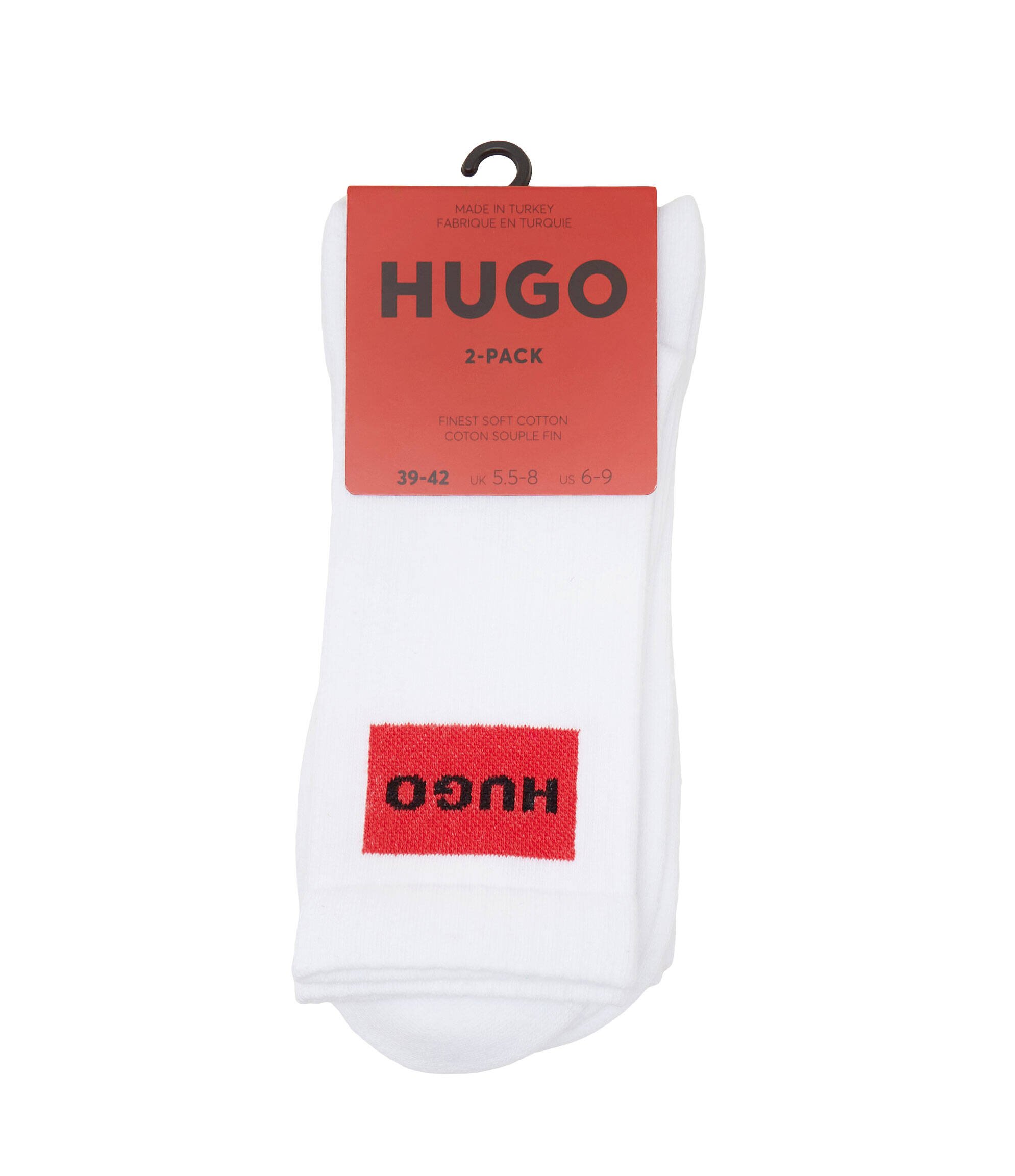 Hugo Bodywear Șosete 2-pack QS RIB LABEL CC