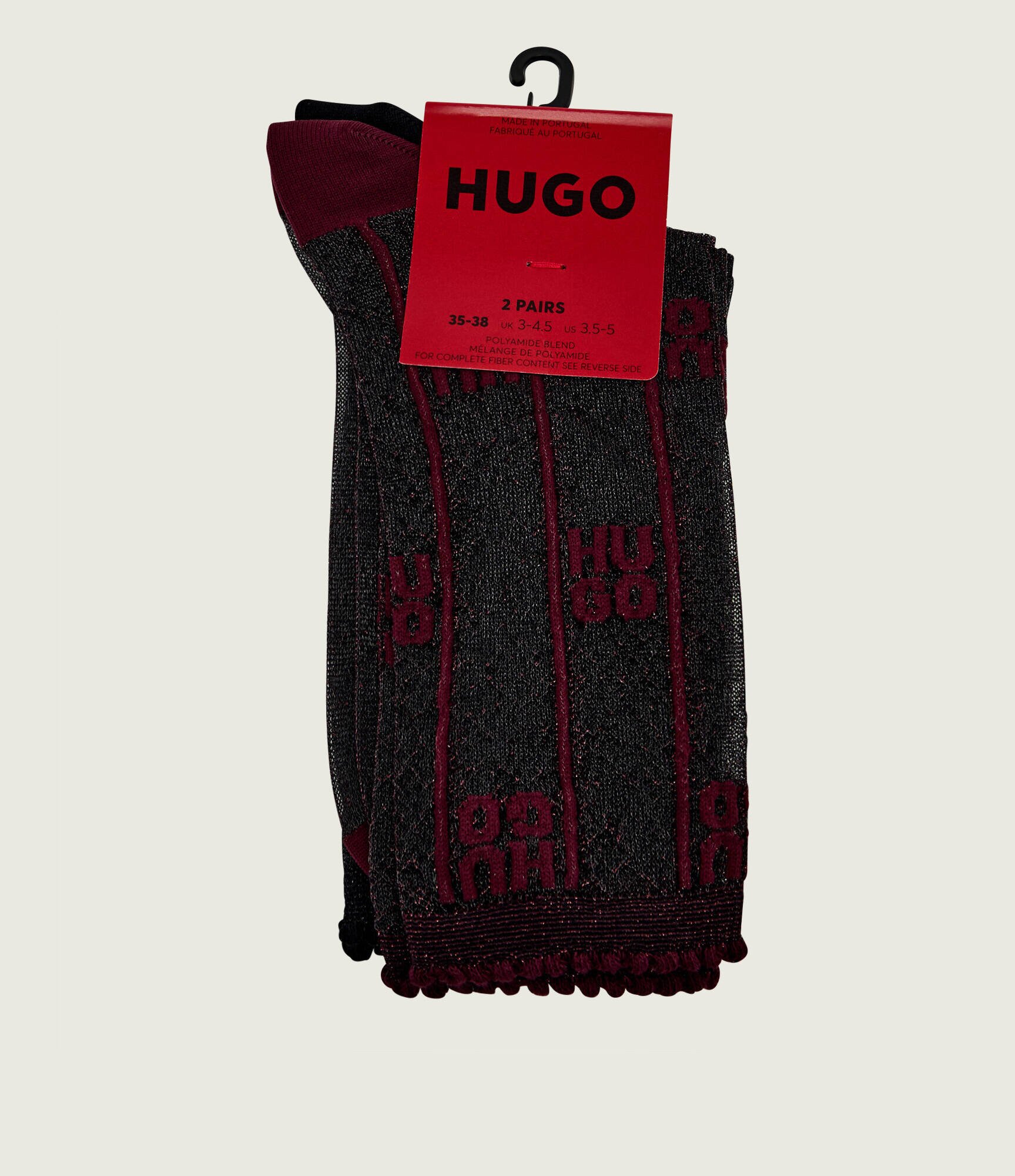 Hugo Bodywear Șosete 2-pack RS SHEER RIB CC
