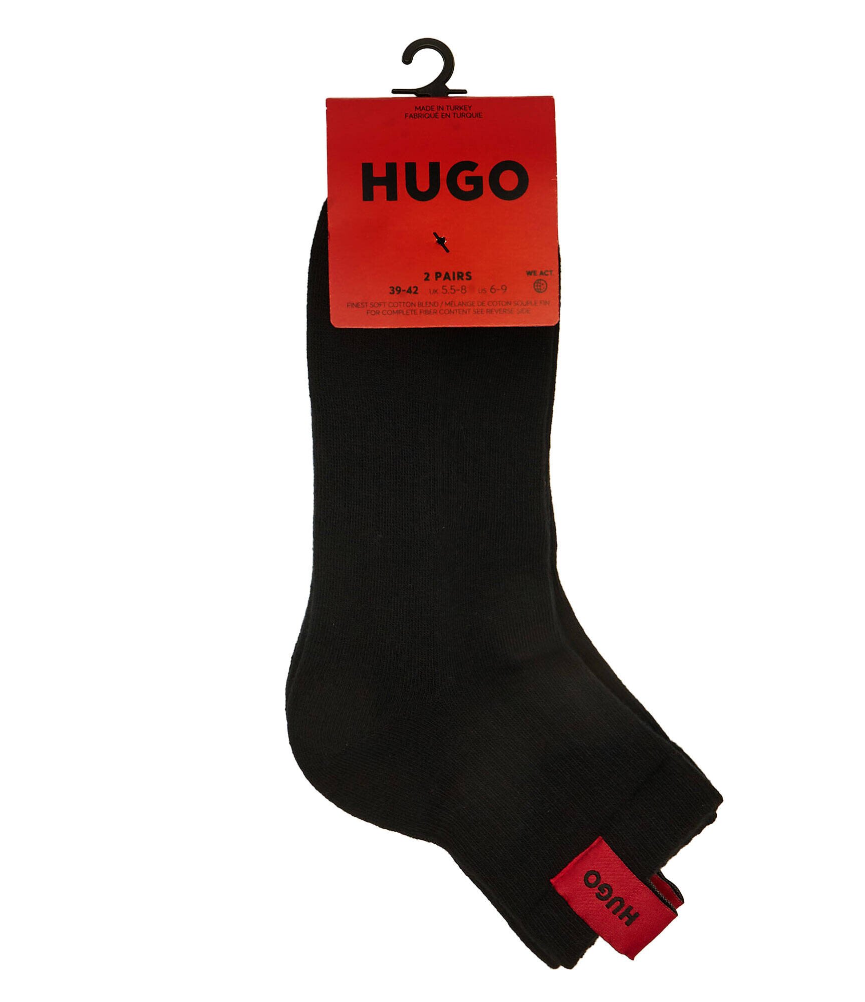 Hugo Bodywear Șosete 2-pack SH WOVEN LABEL CC