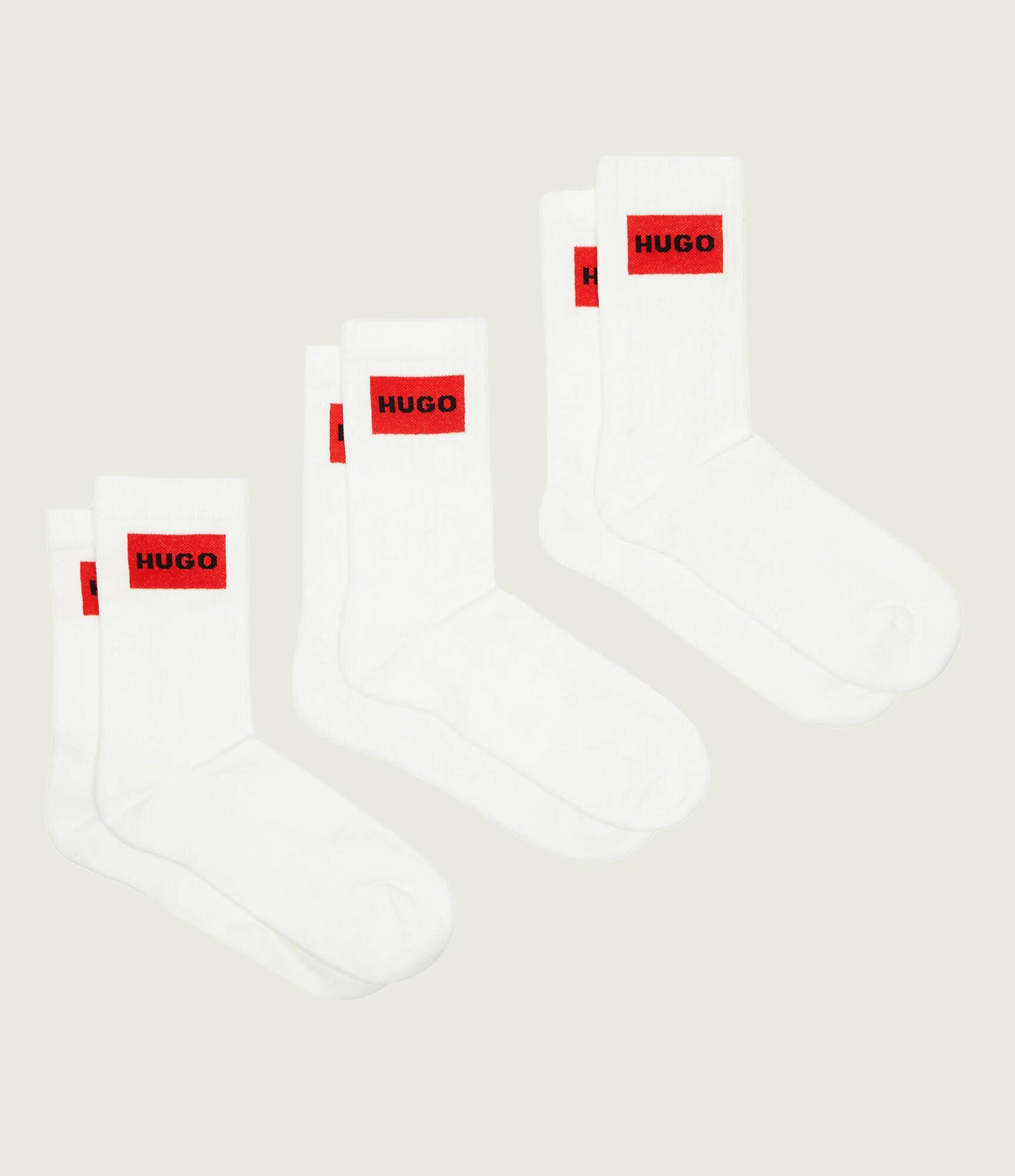 Hugo Bodywear Șosete 3-pack 3P QS RIB LABEL CC
