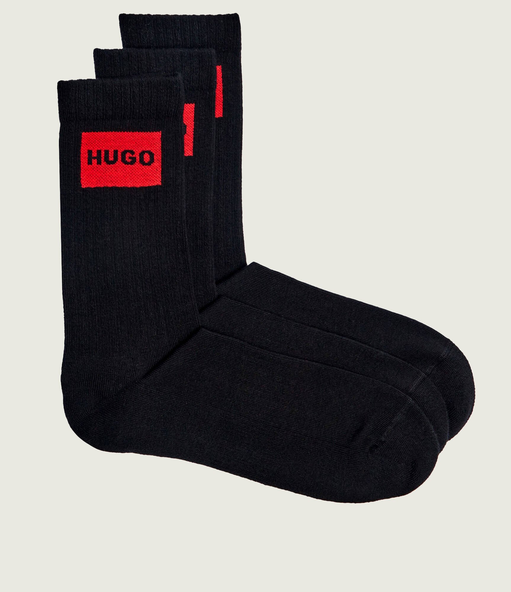 Hugo Bodywear Șosete 3-pack 3P QS RIB LABEL CC