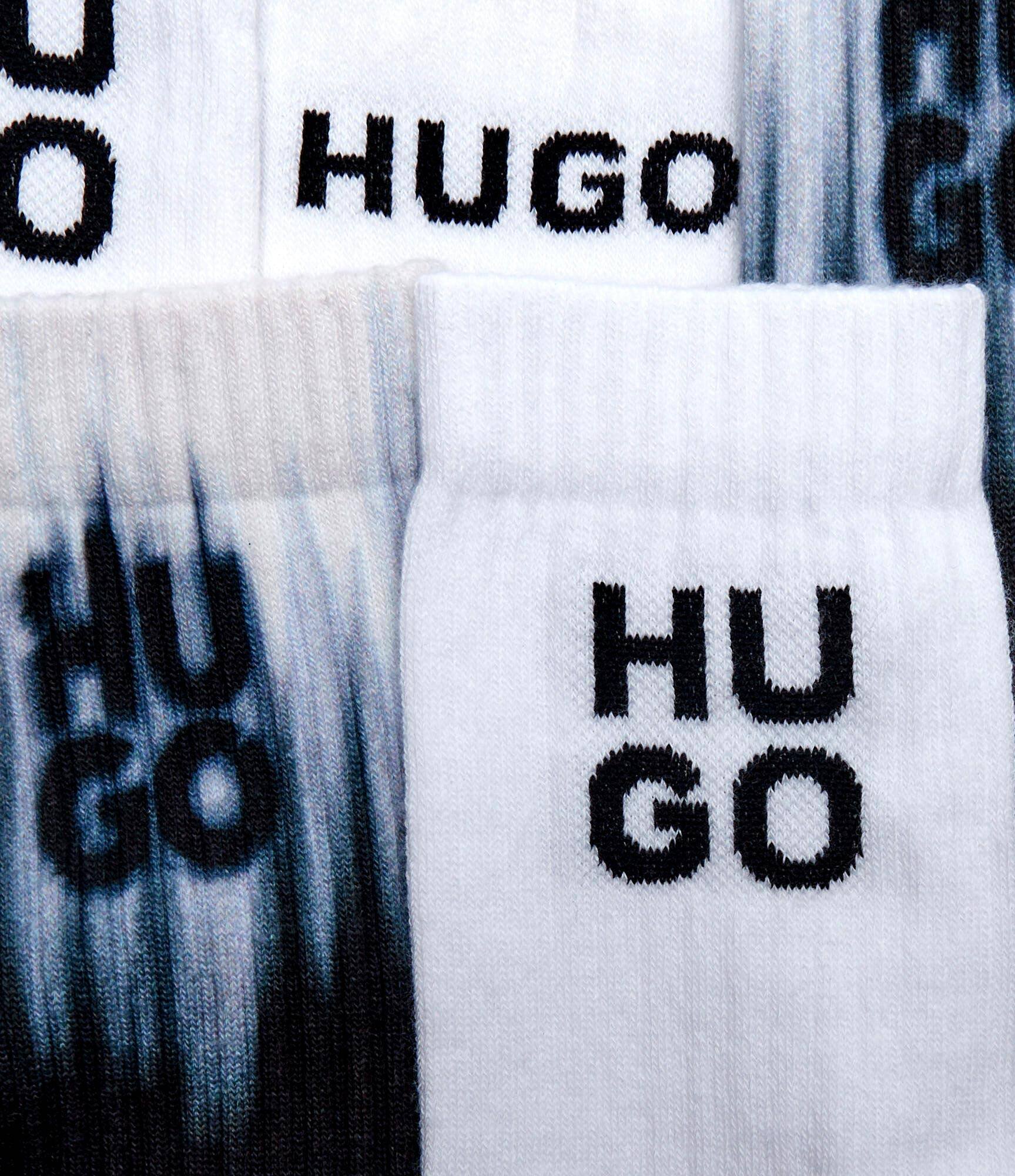 Hugo Bodywear Șosete 3-pack 3P QS RIB SMOKEY PES